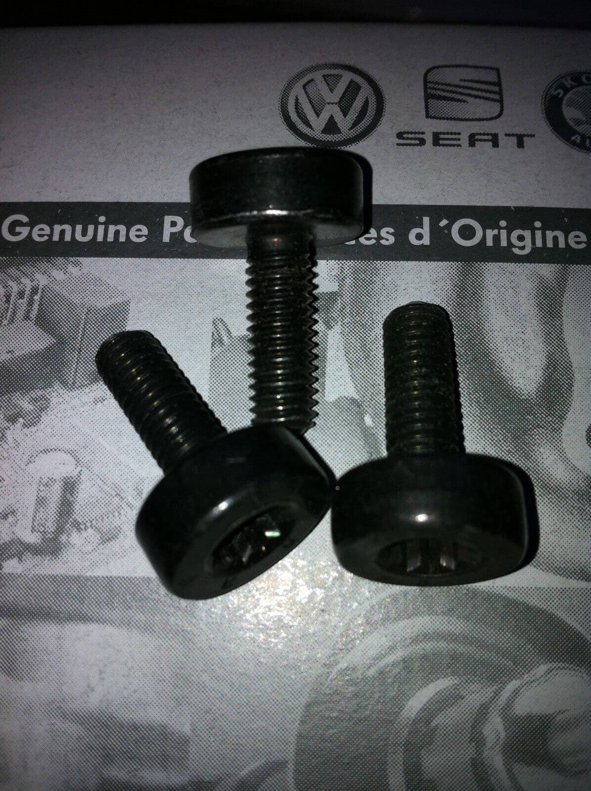 1x VW Golf MK2 MK3 Corrado Vento VR6 Engine Cover Bolt Genuine New OEM VW Parts VW Parts