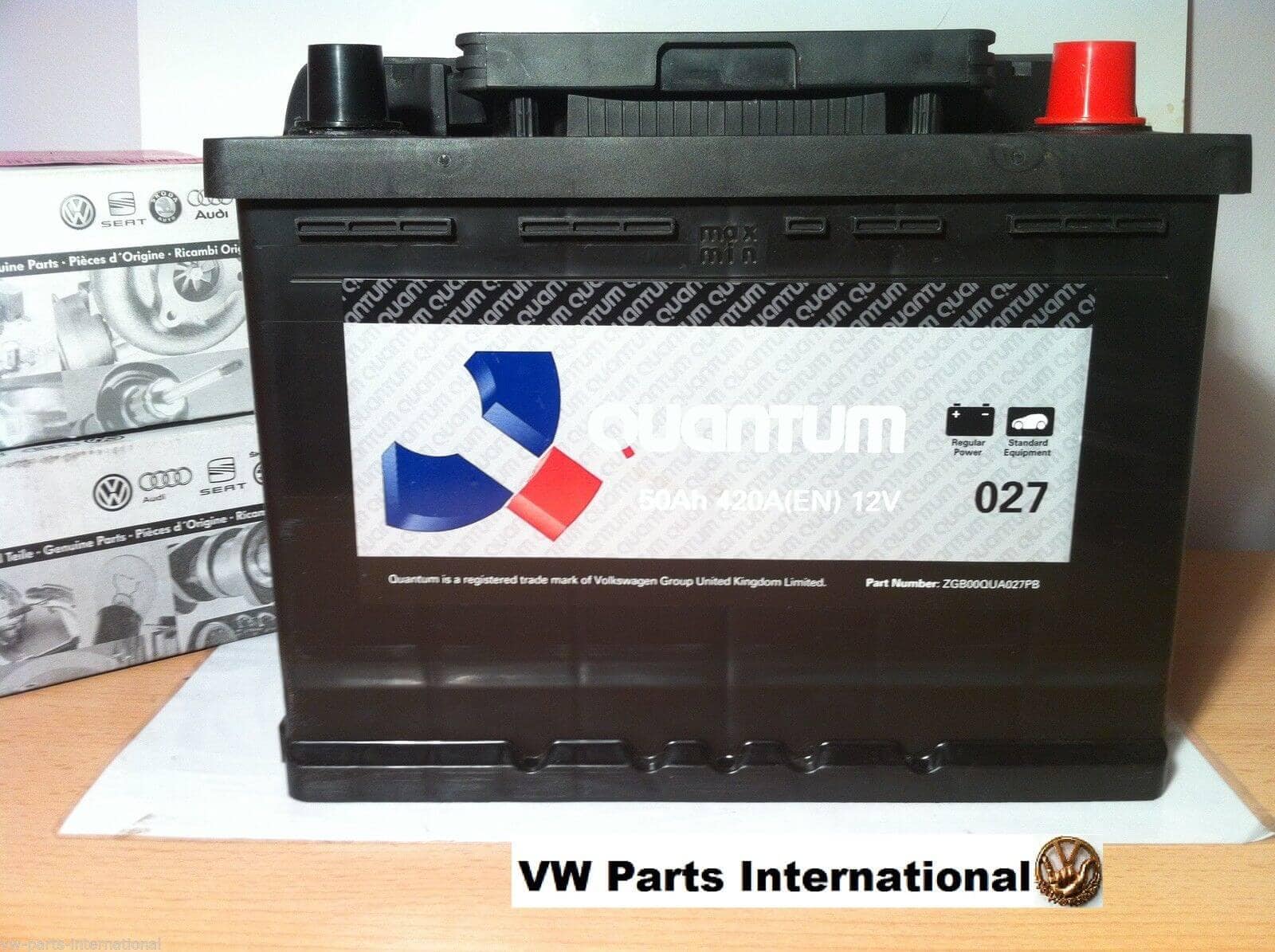 VW Golf Vento Cabrio Quantum 12V Battery 50AH 027 OEM New VW Parts Fast UK Post VW Parts