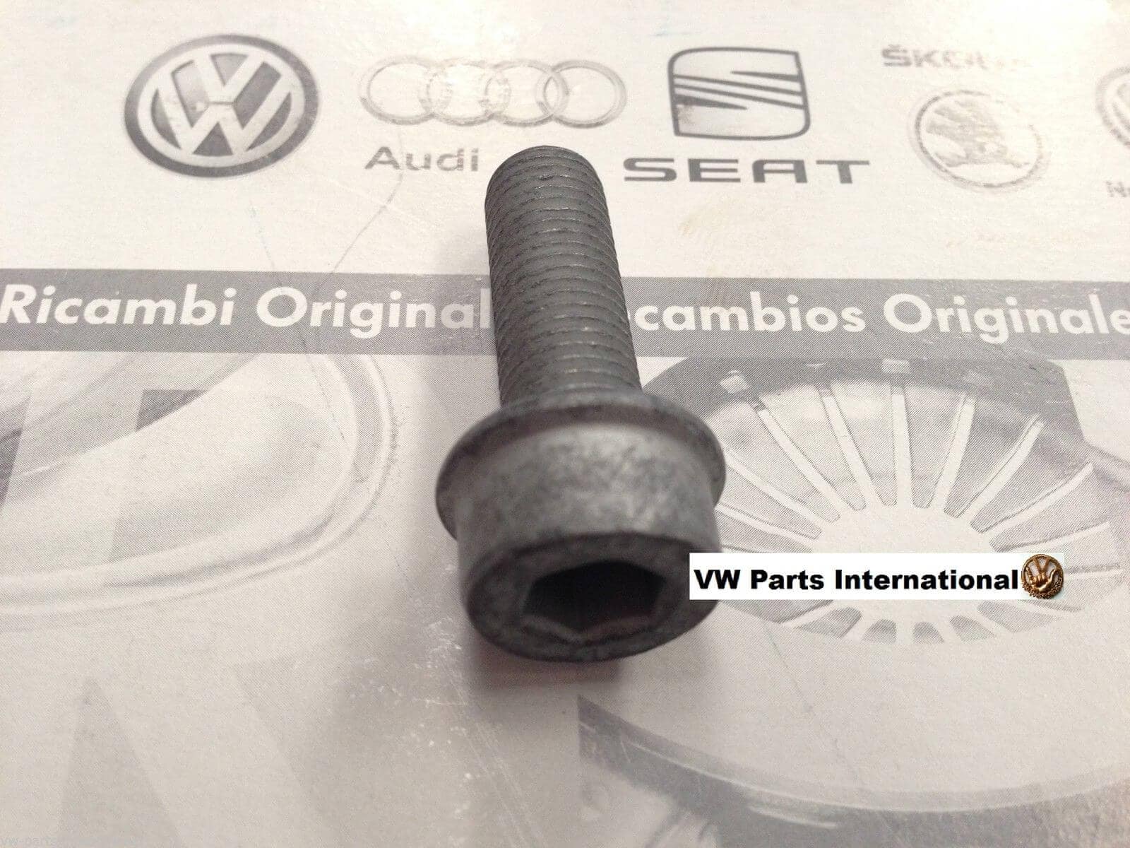 VW Golf MK4 GTI TDI R32 Rear Brake Caliper Carrier Bolt 1x Genuine New