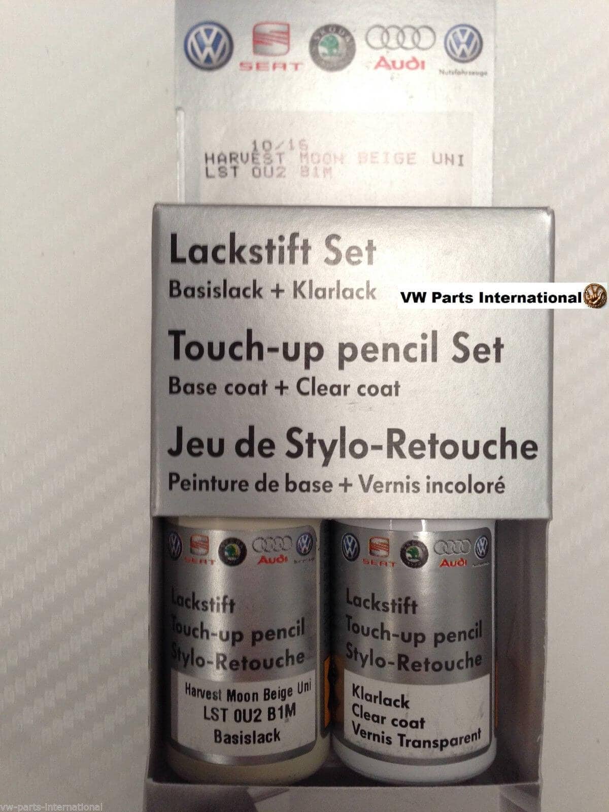 Harvest Moon Beige LB1M Genuine VW Touch Up Paint Audi Seat Skoda