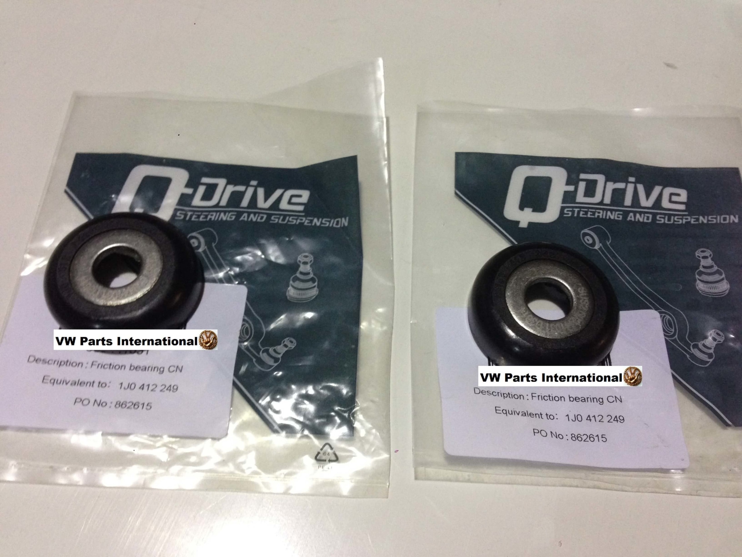VW Golf MK4 GTI R32 Front Strut Top Mount Bush Bearings Brand New Q