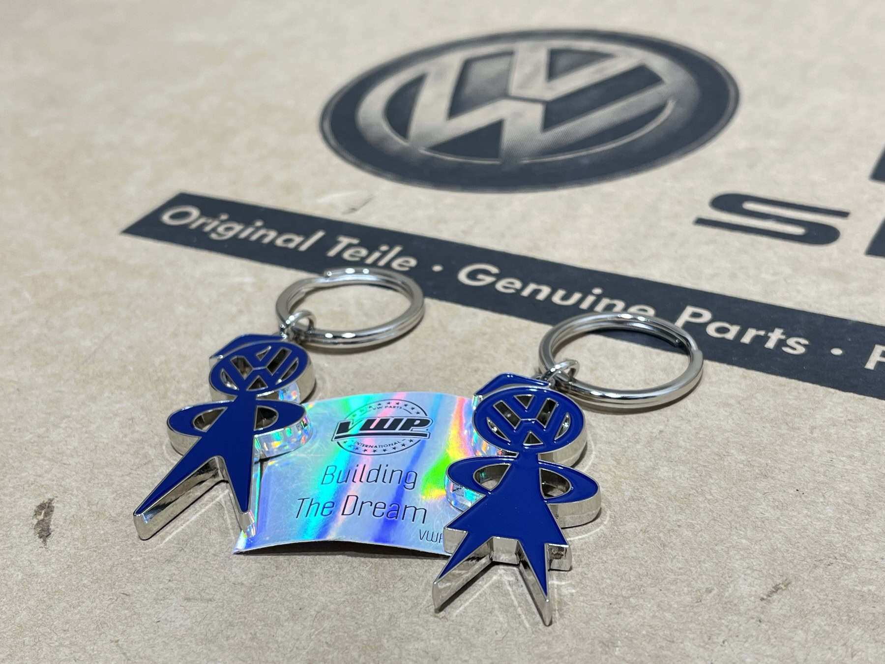 Genuine Mr and Mrs VW Bobble Head Keyrings MK1 MK2 MK3 MK4 MK5 MK6