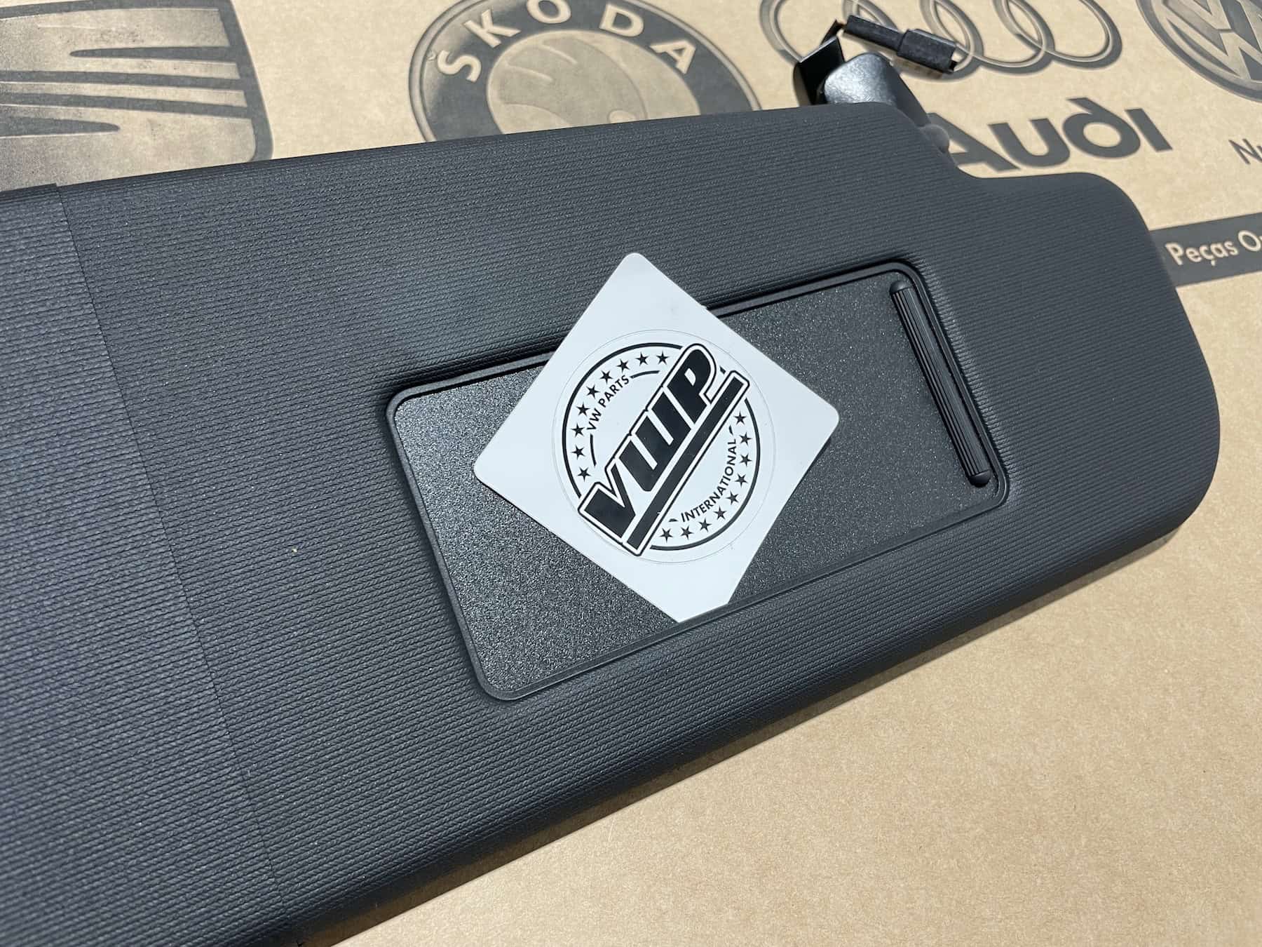 VW Golf MK4 GTI R32 Black Sunvisor Right Genuine New OEM VW Parts VW