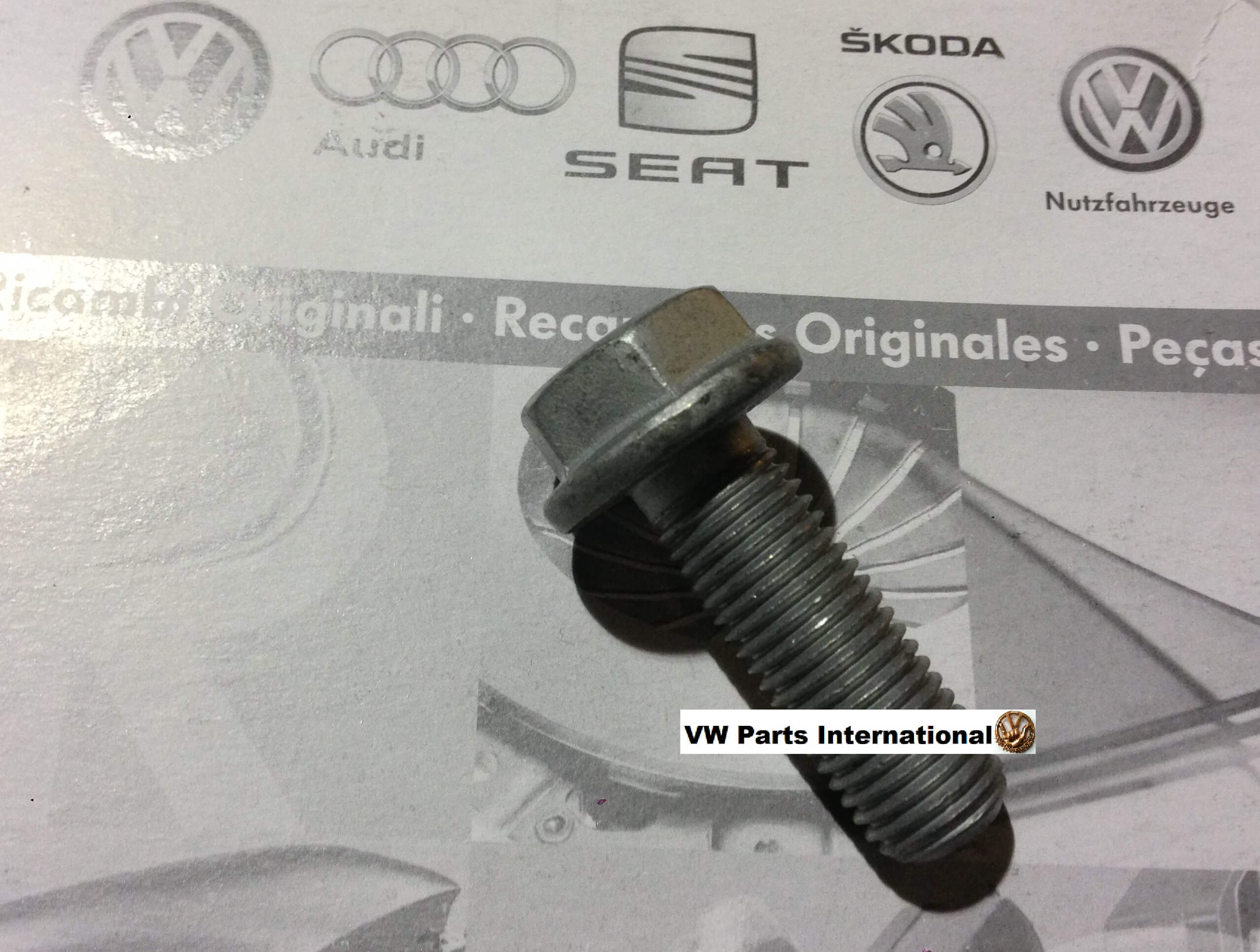 VW Golf MK3 GTI VR6 Front Caliper Carrier Bolt 1x Genuine New OEM VW