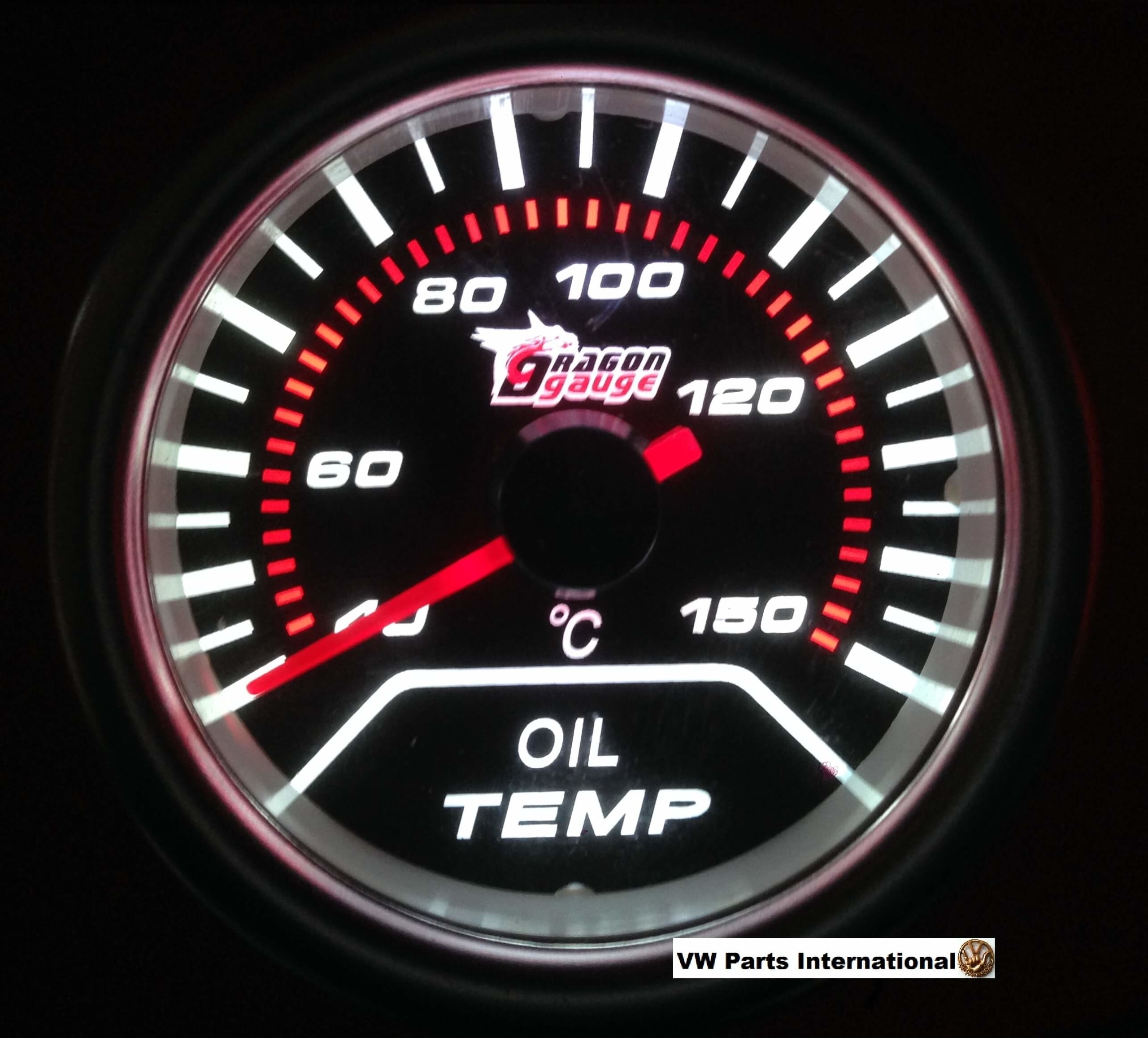 Oil Temperature Gauge 52mm VW Golf MK2 MK3 MK4 R32 VR6 Turbo 20v Brand
