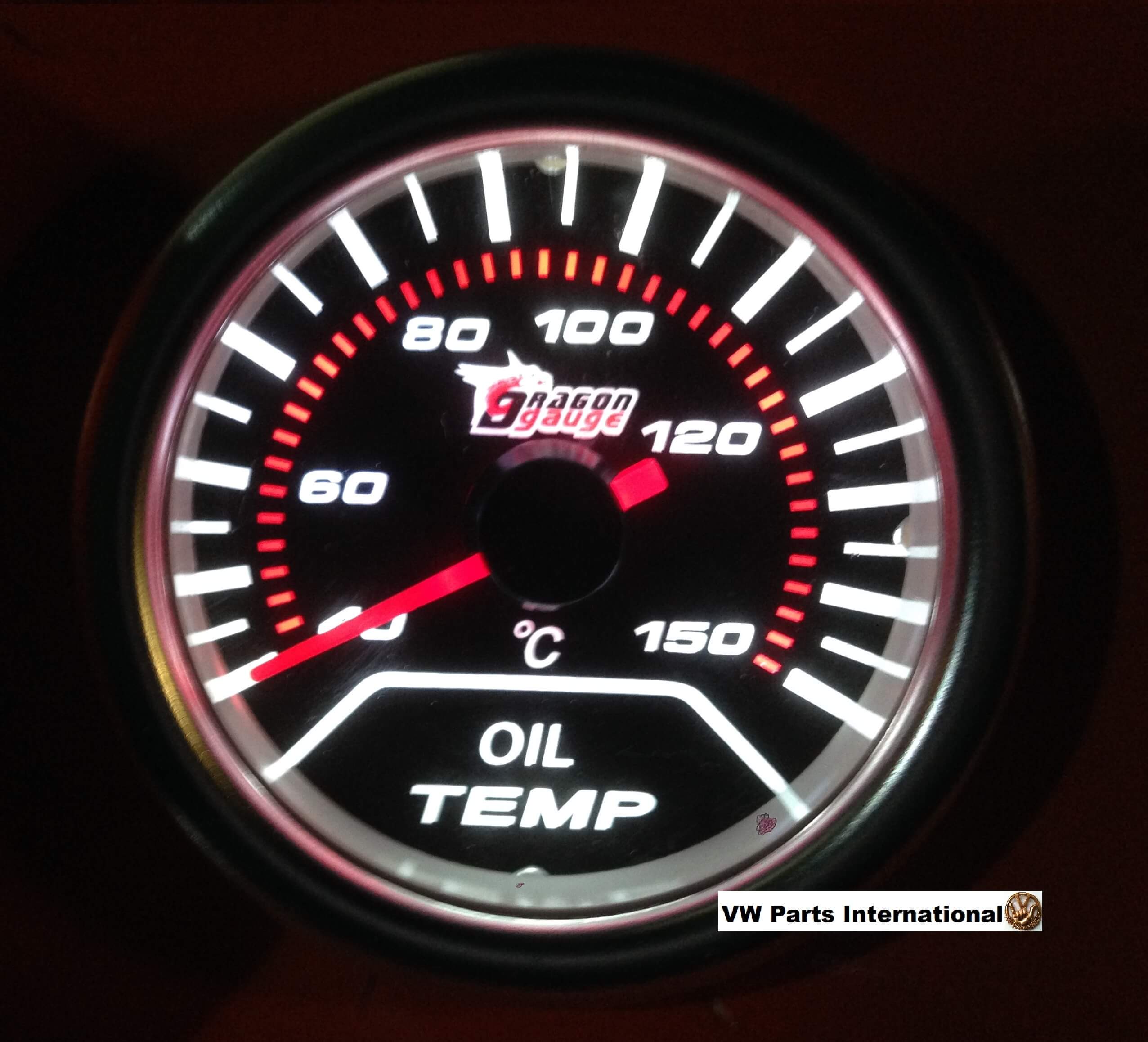 Oil Temperature Gauge 52mm VW Golf MK2 MK3 MK4 R32 VR6 Turbo 20v Brand