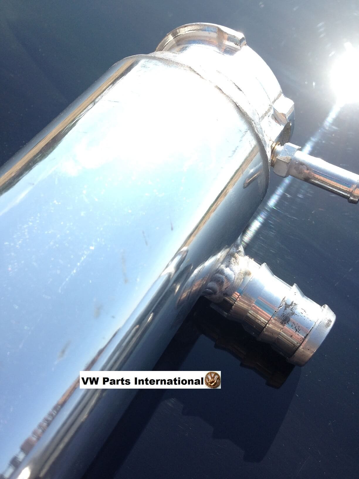 VW GOLF MK2 MK3 VR6 Custom Made CNC Billet Coolant Reservoir Shave Bay Smooth Bay VW Parts