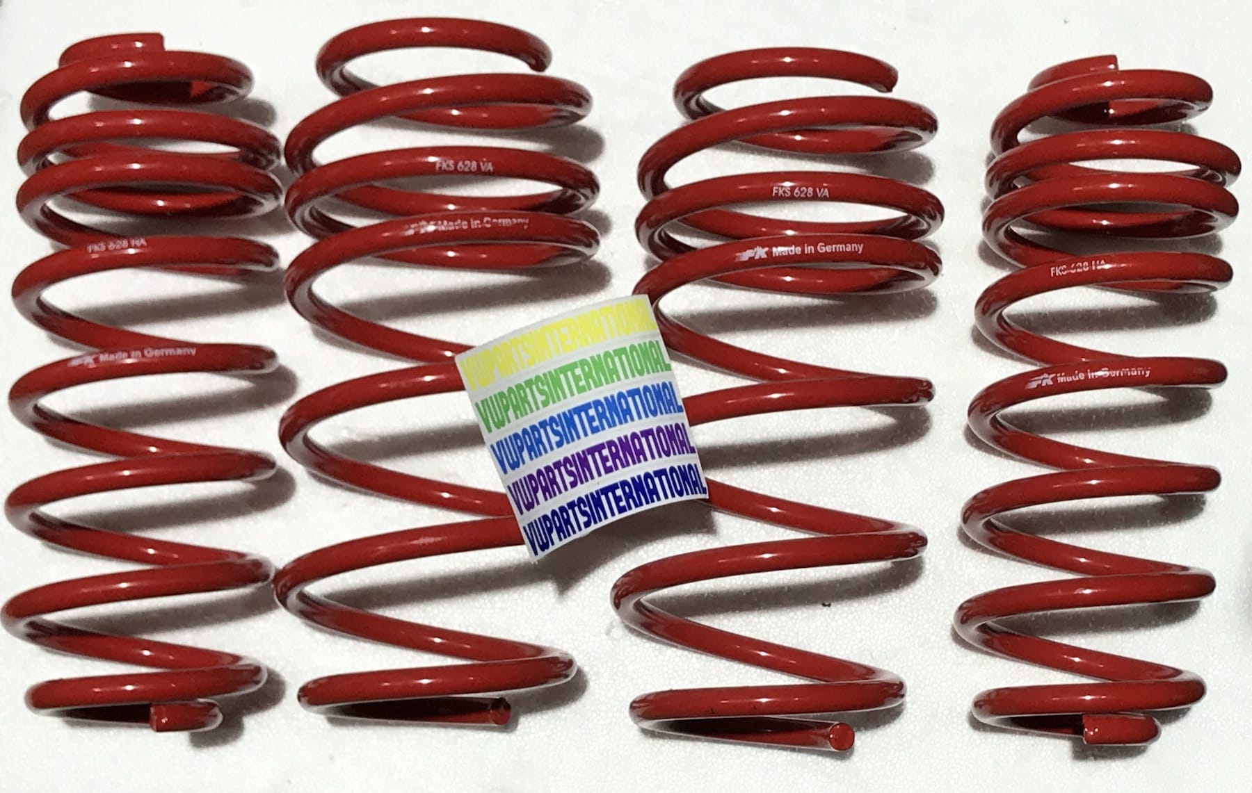 VW Tiguan 5N Sports Suspension Lowering Springs 30mm Lower Front Rear Kit Not for automatic