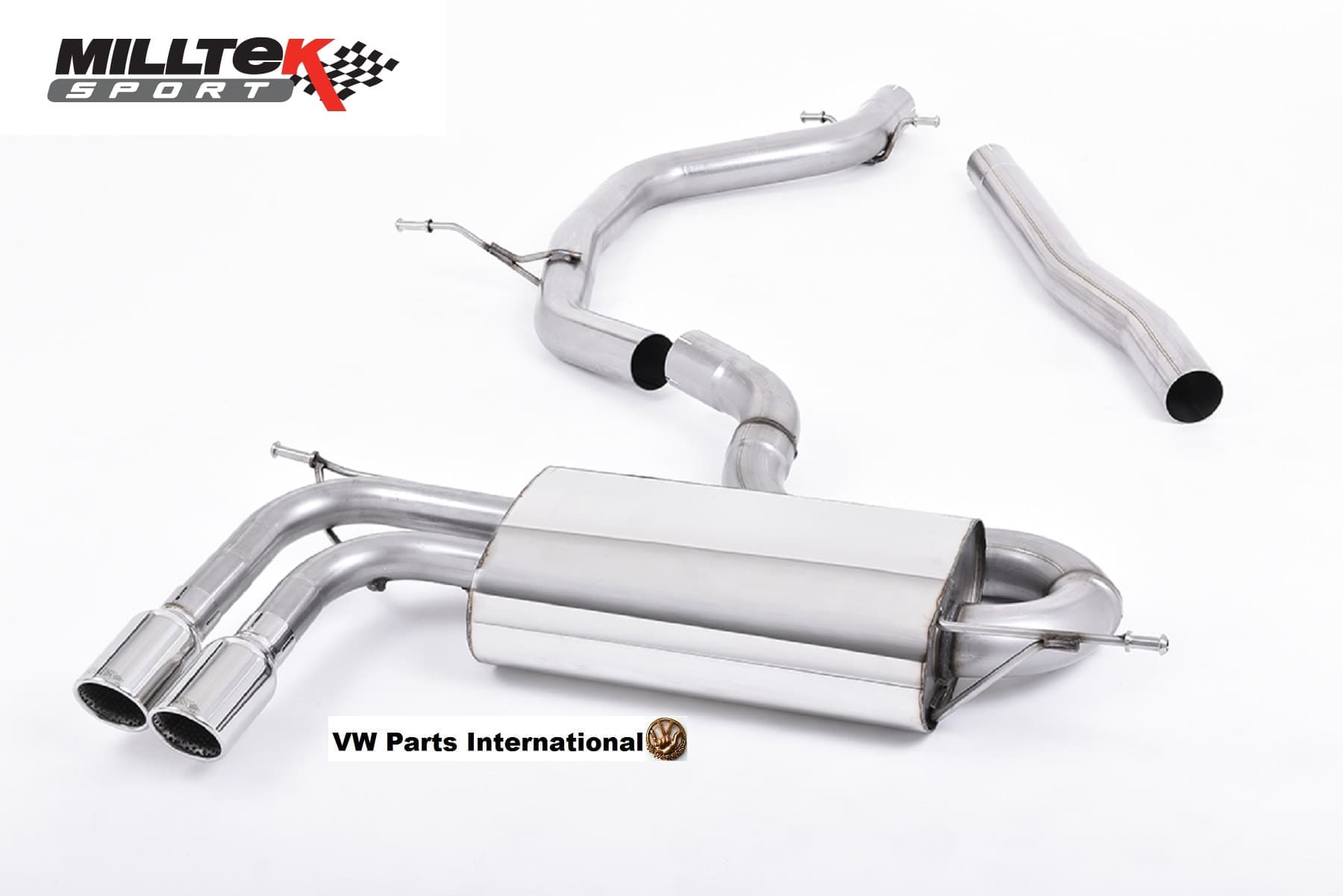 Audi A3 2.0 TDI Sportback Milltek Sport 2.75″ DPF Back Exhaust System