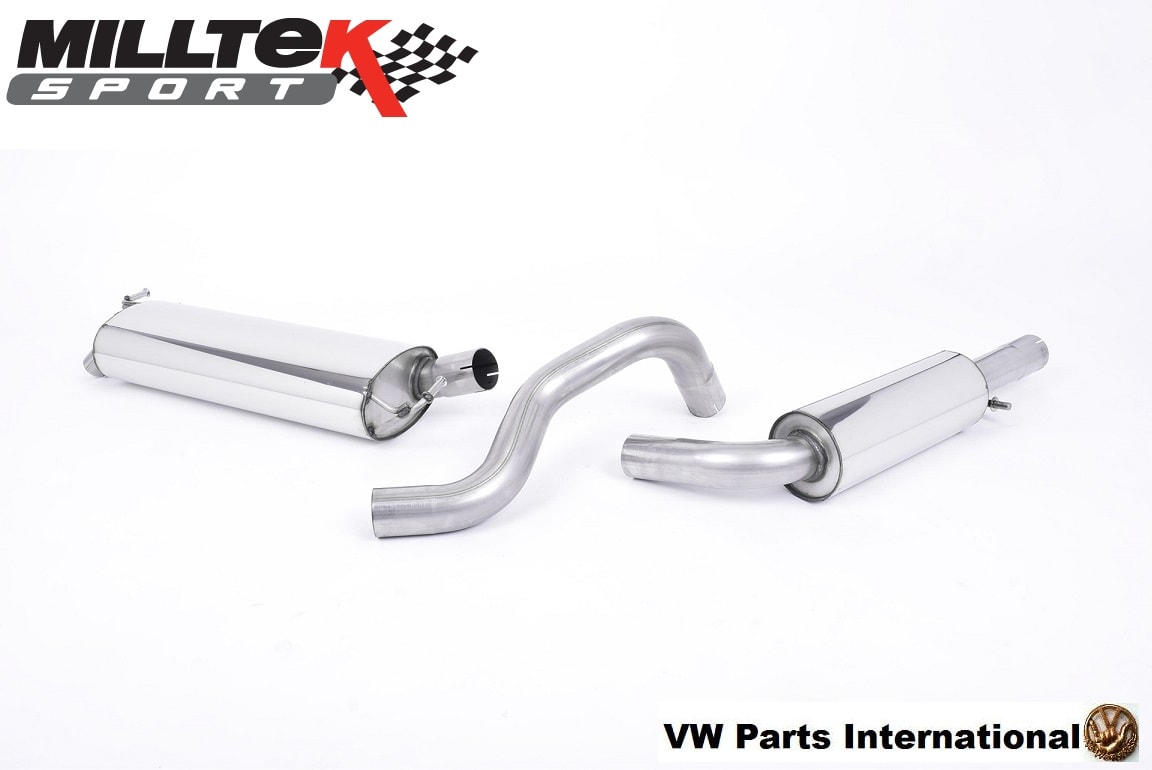 Audi A3 1.9 TDI Milltek Sport Performance Resonated Cat Back Exhaust