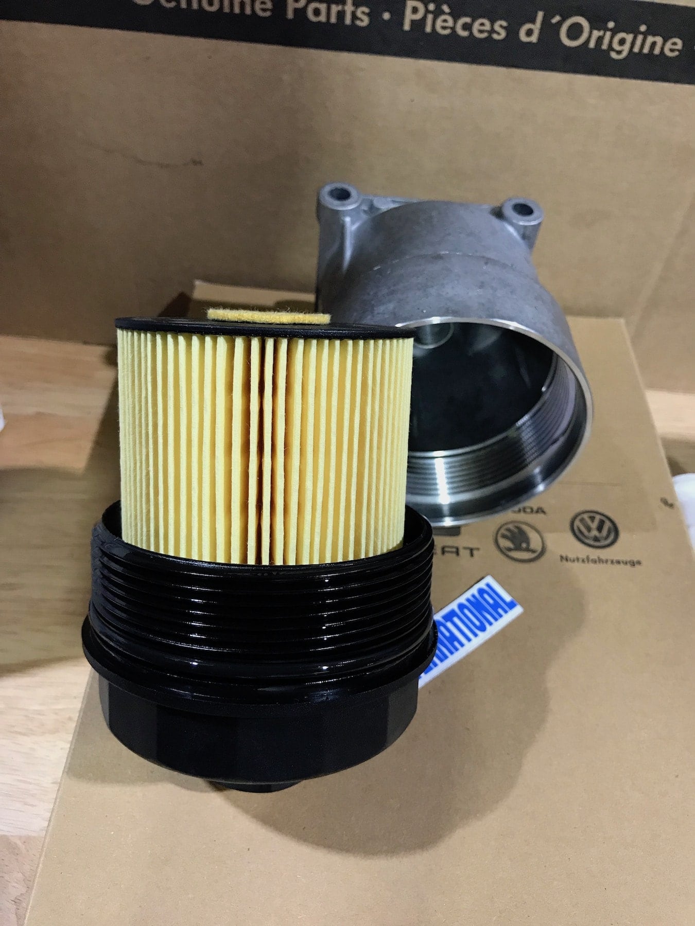 VW Golf MK3 VR6 Complete Oil Filter Housing Flange With Filter Gaskets