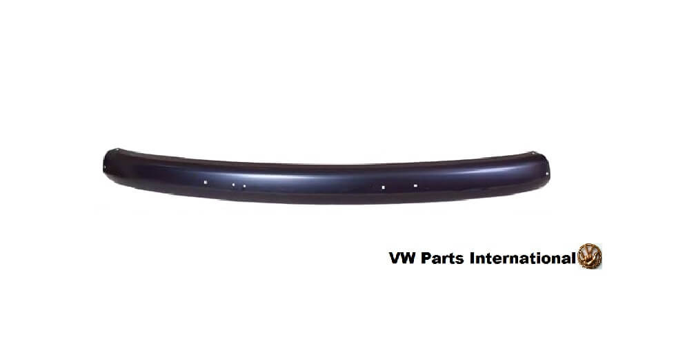 VW Bay Window Camper Van T2 Bus Black Front Bumper Centre Section New