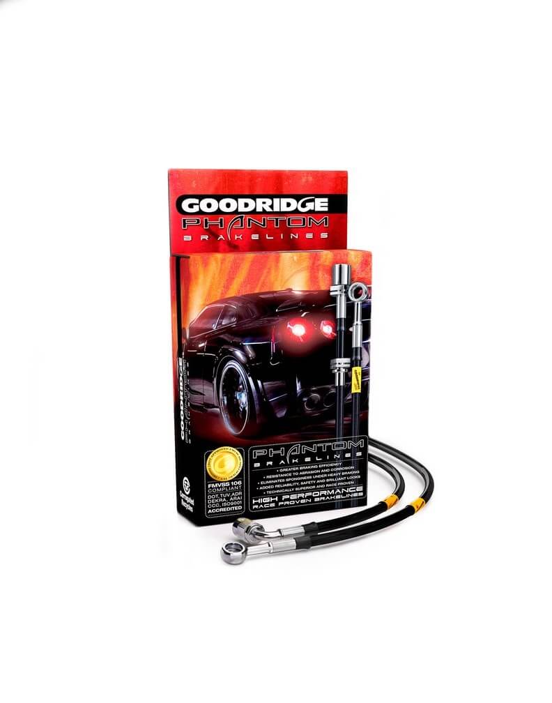 VW Golf MK4 FWD Goodridge Braided Stainless Steel Phantom Brake Hose Kit 4 Lines Fronts & Mids