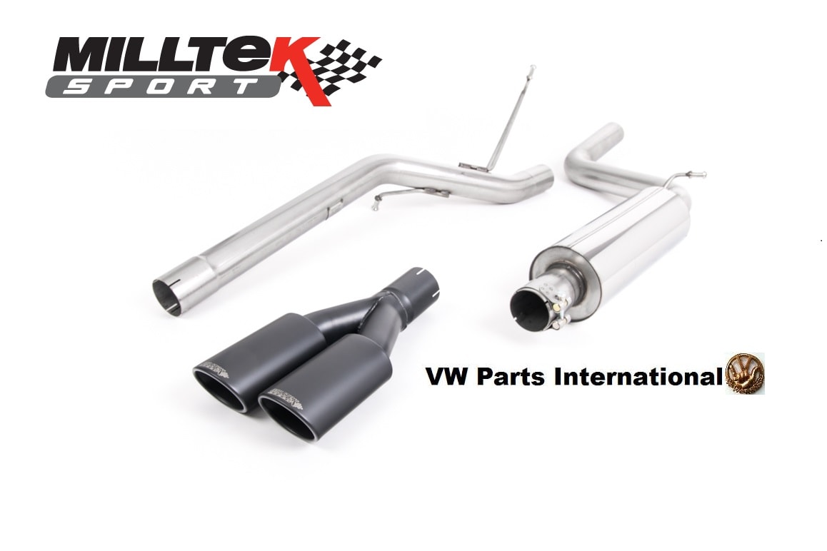 VW Caddy 2.0TDI 140PS Milltek Sport Particulate Filter Back Exhaust