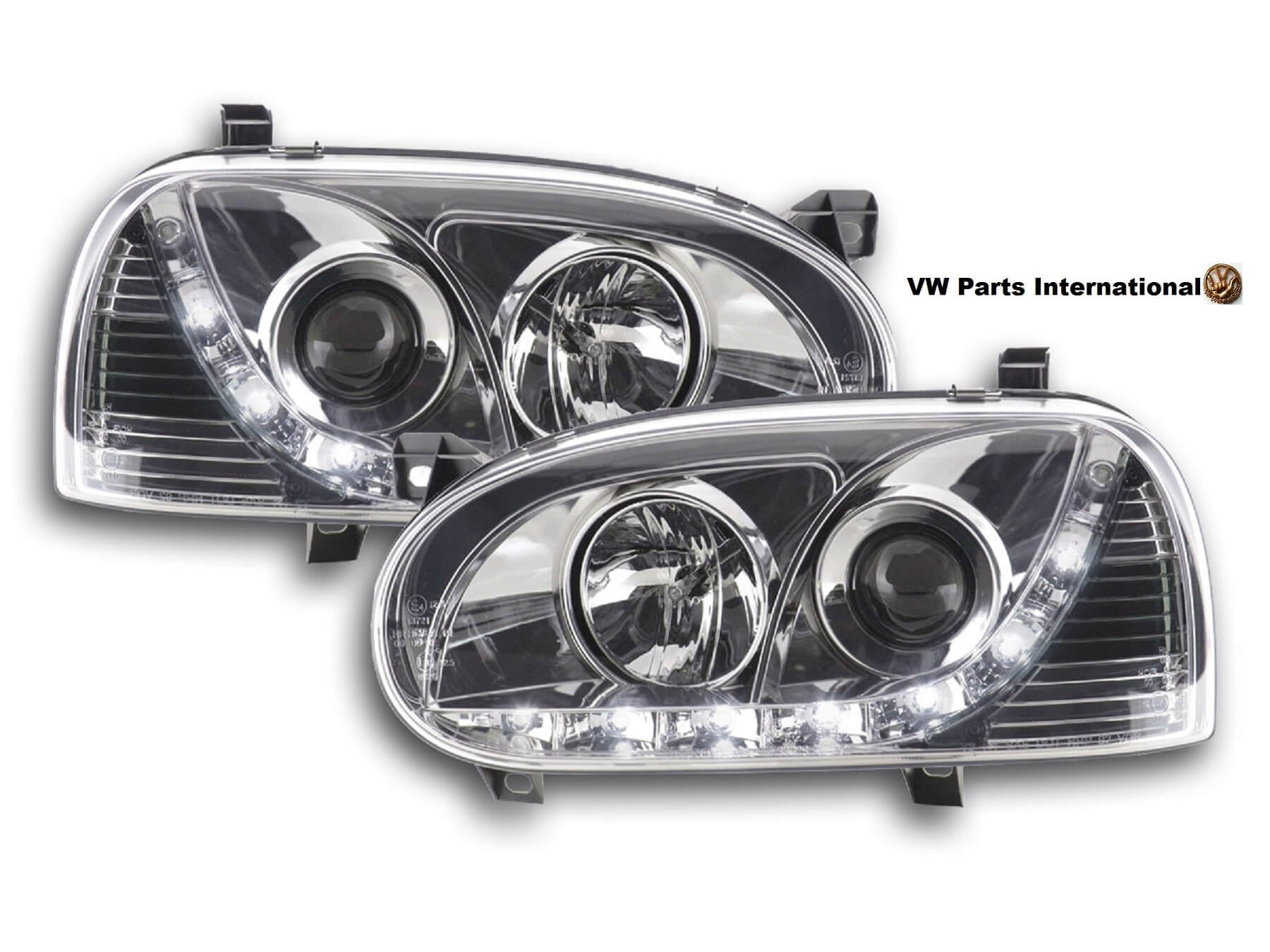 VW Golf MK3 GTI TDI VR6 Daylight Running Headlights With LED Sidelight