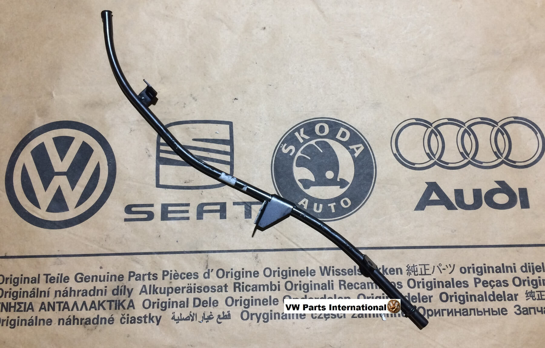 VW Golf MK4 R32 Oil Dipstick Tube Dip Stick Pipe Genuine New OEM VW