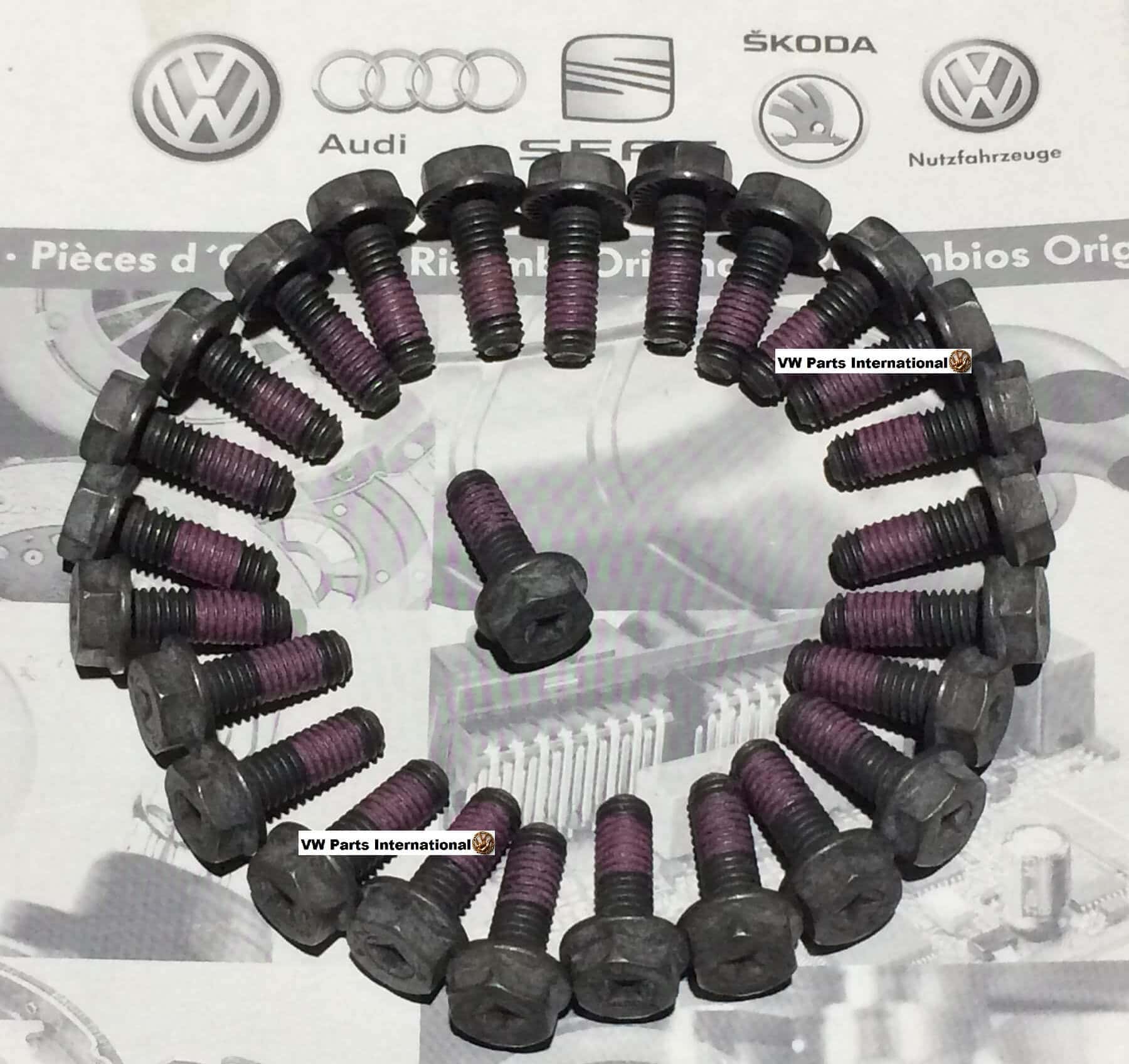VW Golf MK3 Corrado VR6 2.8 2.9 Oil Sump Pan Fixing Bolts Set Genuine