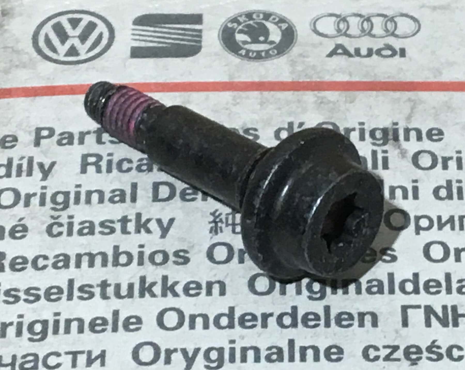 VW New Beetle inc RSi Door Check Lock Pin Bolt 1x New Genuine OEM VW