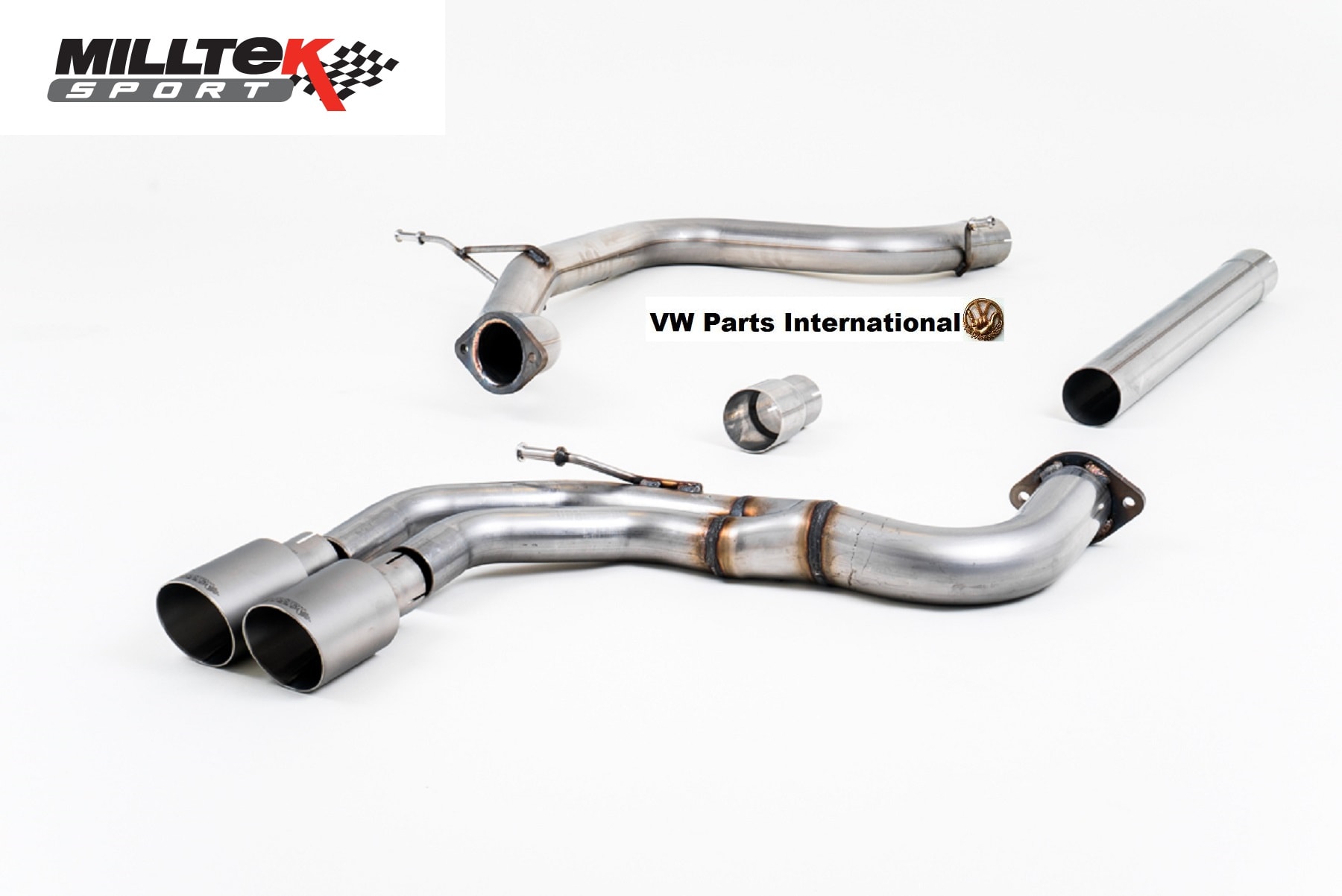 Audi A3 2.0TDI 150 MQB 2WD Milltek Sport Non Res Cat Back Exhaust