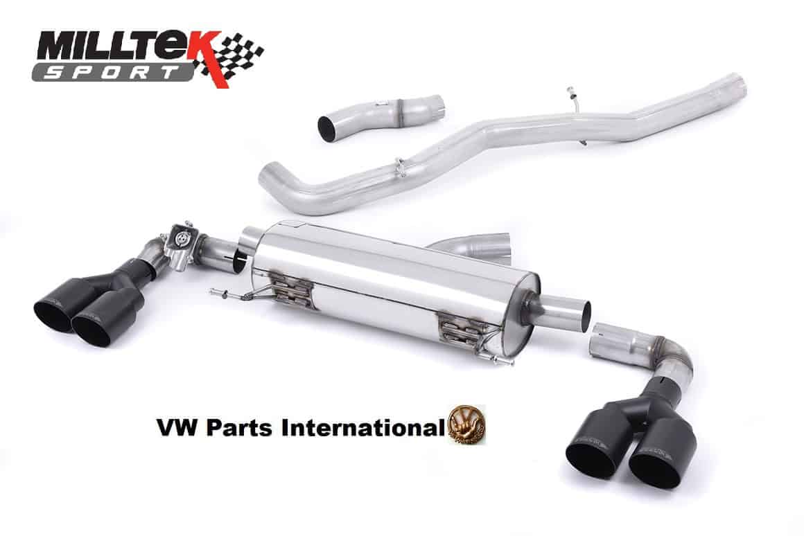 Audi S1 2.0 TFSI Quattro Milltek Sport Resonated Cat Back Exhaust