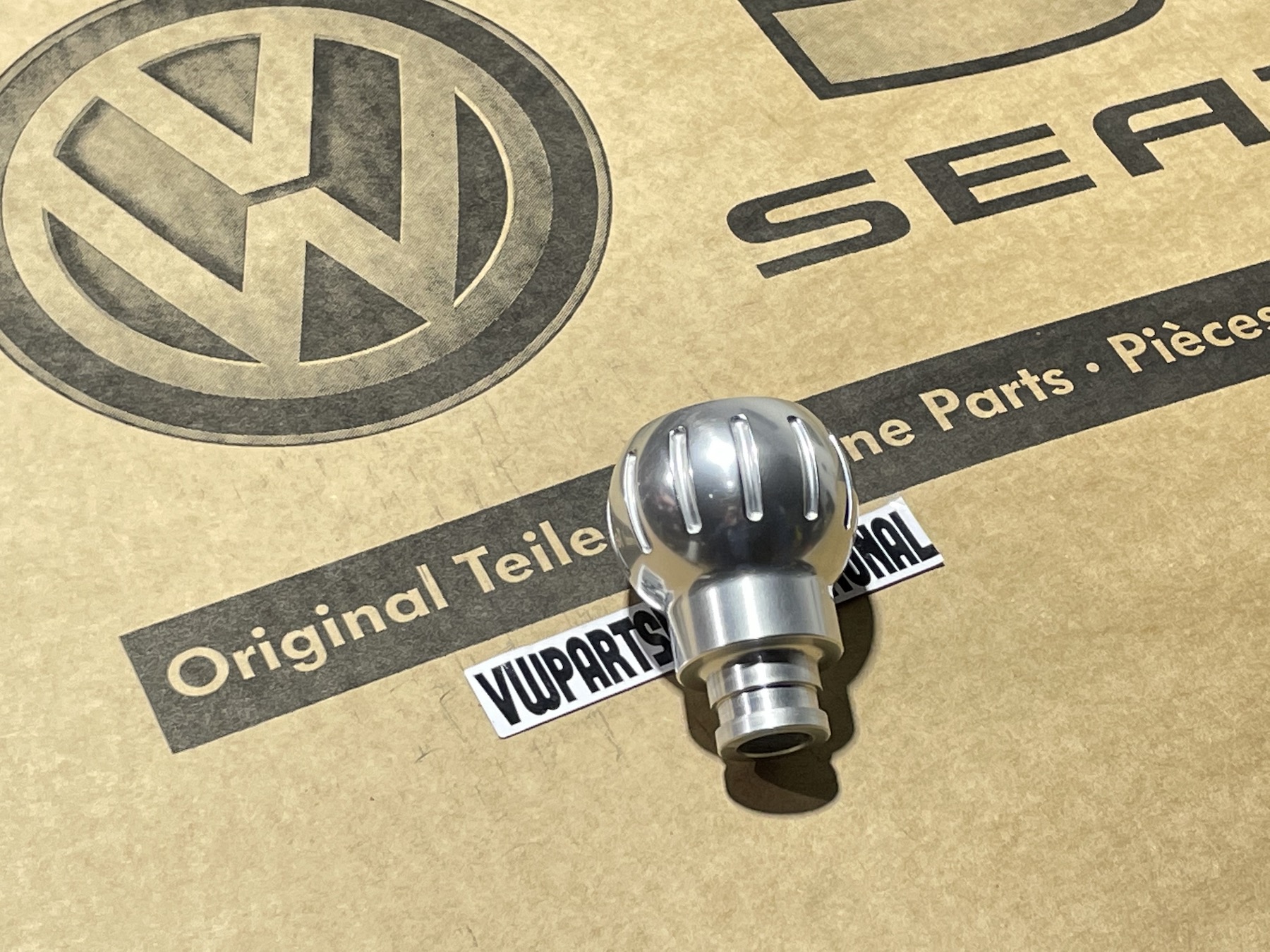 VW New Beetle RSI Silver Aluminium Gear Knob Shift Stick Genuine OEM