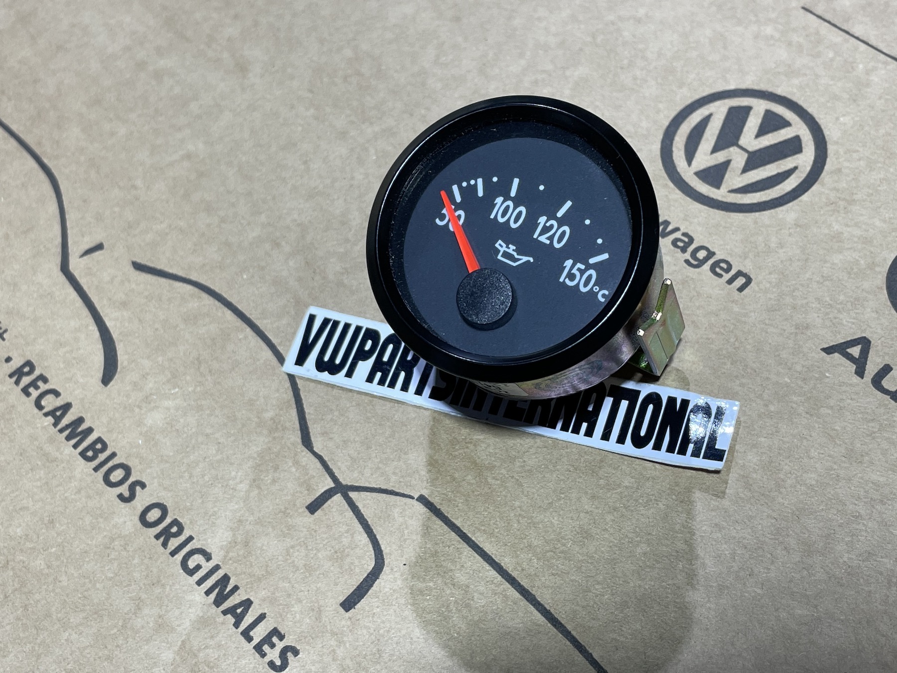VW New Beetle RSI Oil Temperature Gauge Dial Dash Instrument Genuine