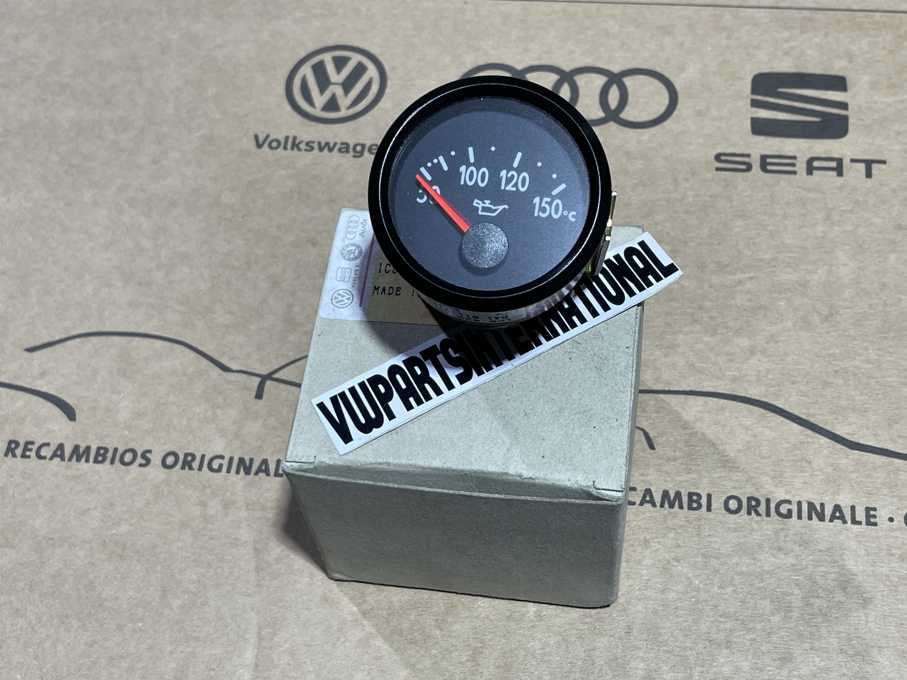 VW New Beetle RSI Oil Temperature Gauge Dial Dash Instrument Genuine