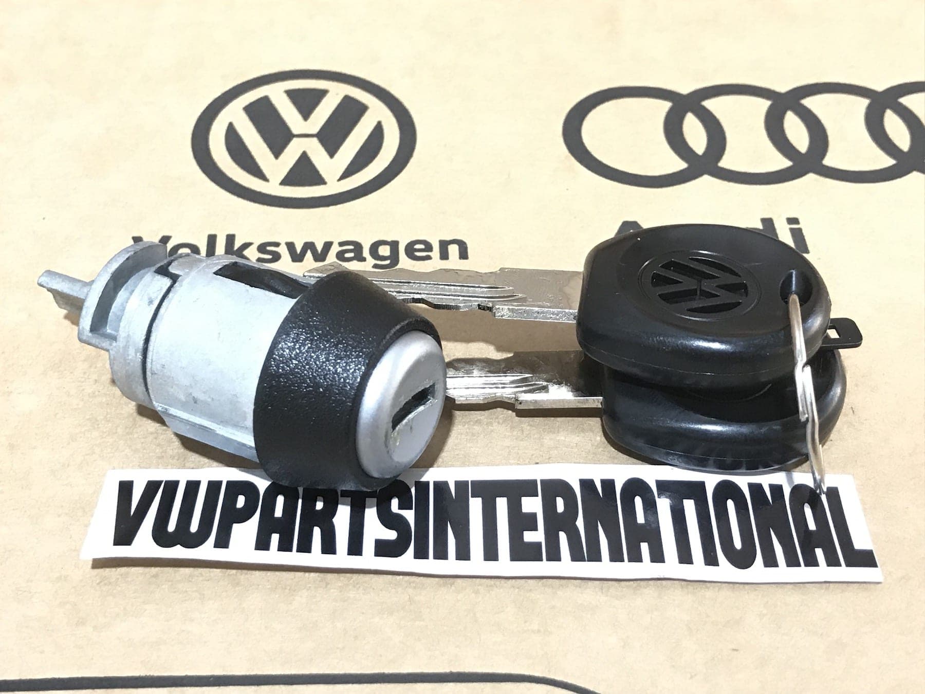 VW Golf MK1 MK2 MK3 Ignition Barrel Cylinder + Keys Jetta Caddy G60 8v