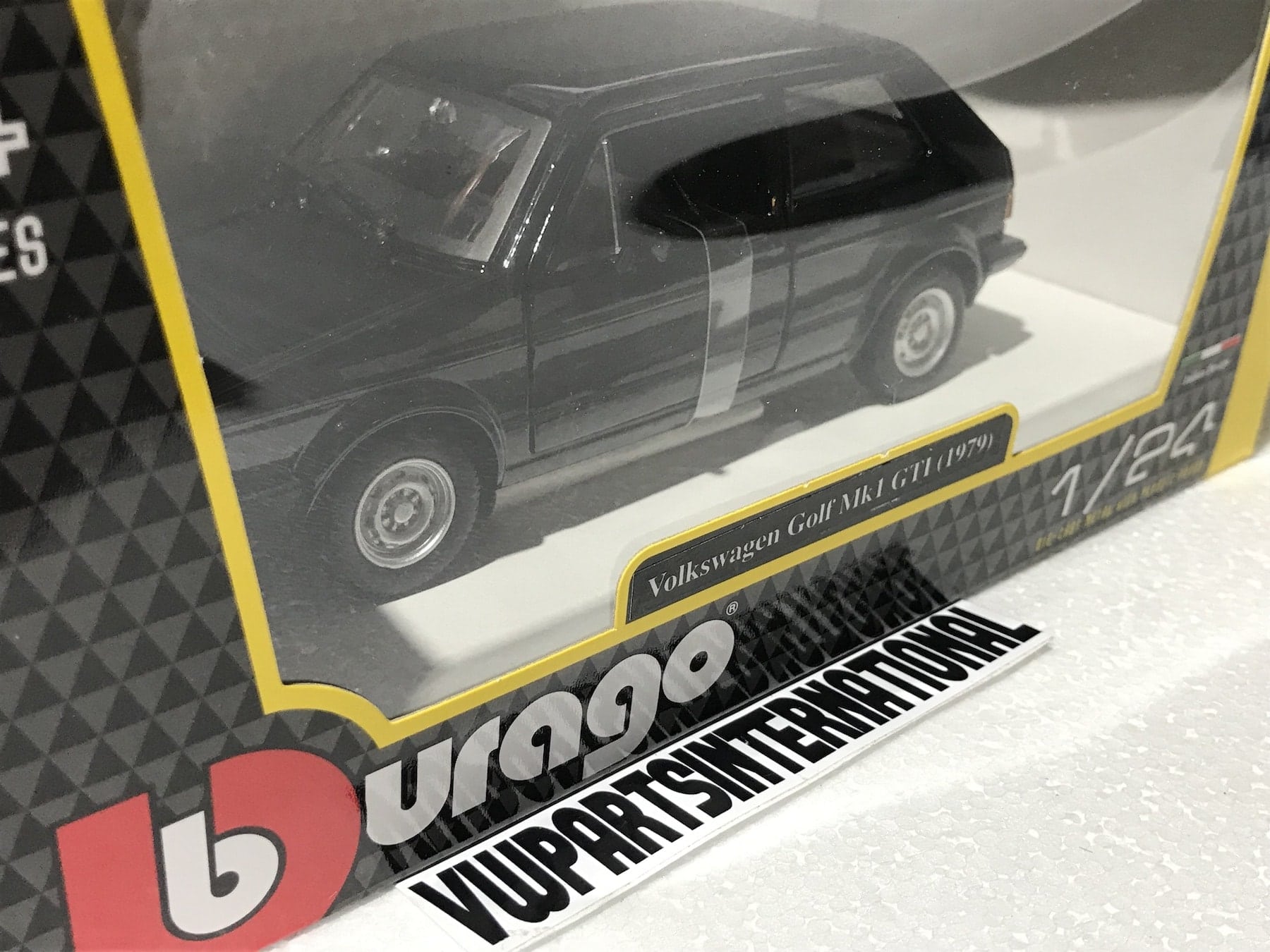 VW Golf MK1 GTI 124 Scale Model Car Toy Collectors Item Kids Childs