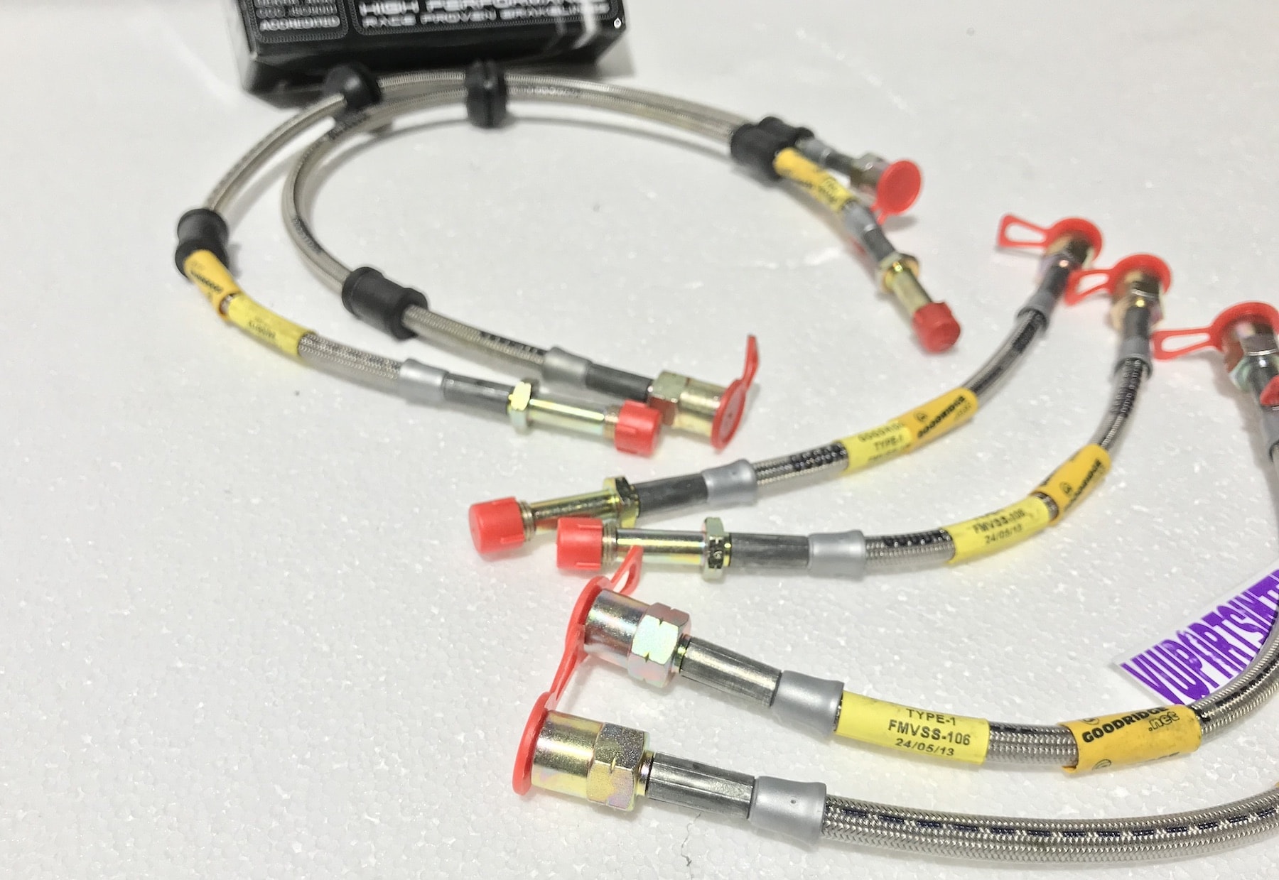 VW Transporter T5 Goodridge Braided Stainless Brake Hoses Kit Clear 3200kg+ 5052267122235 eBay