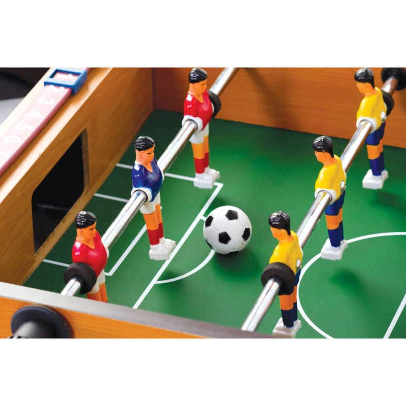 Wooden Tabletop Football Table Time Passer Family Fun Game Gift Toy