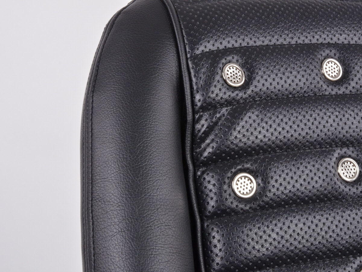 Retro Oldtimer Car Sports Seats Classic 1 Black Faux Leather VW Parts