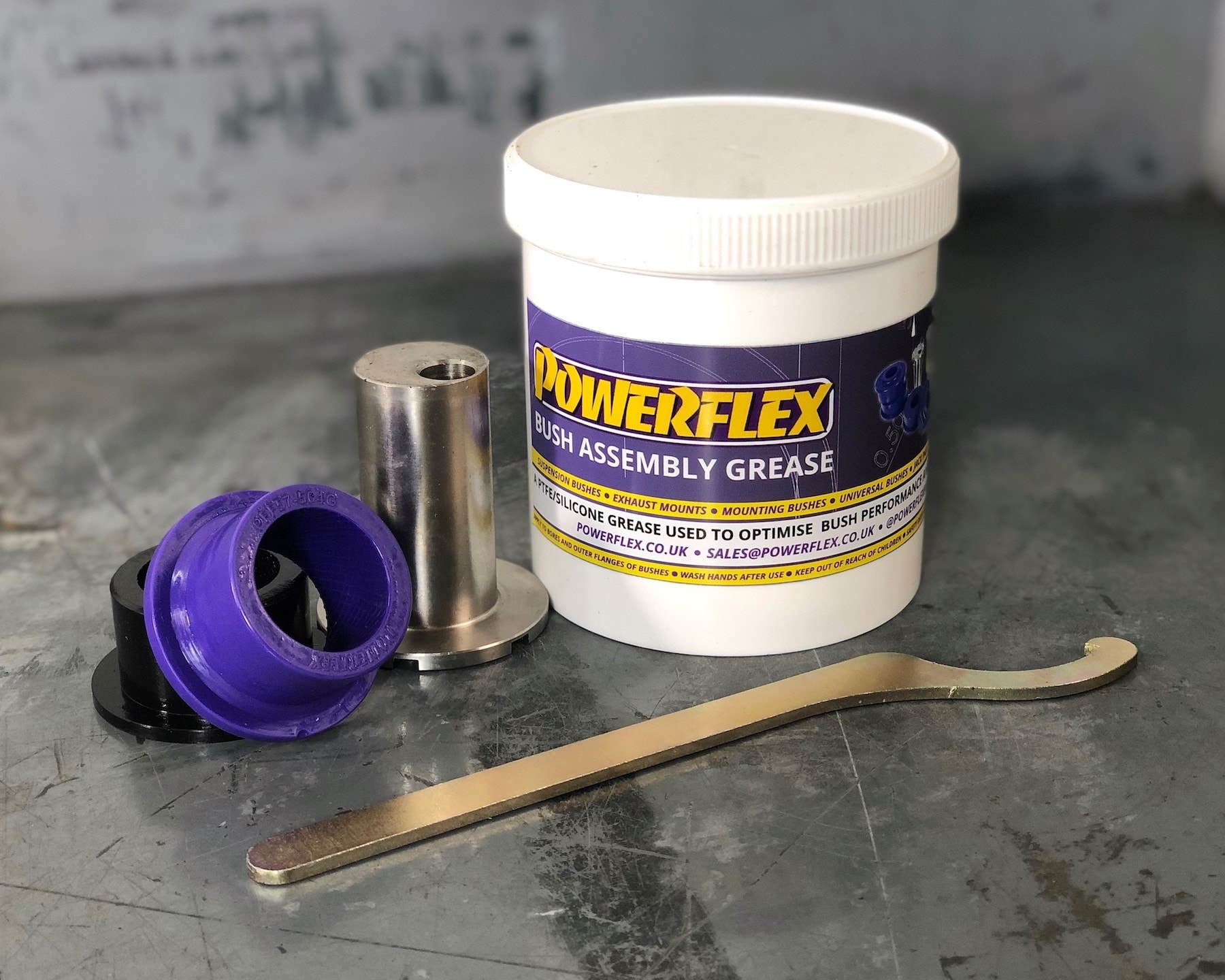 Powerflex PTFE Silicone Bush Assembly Grease 500g Tub Silicone Poly