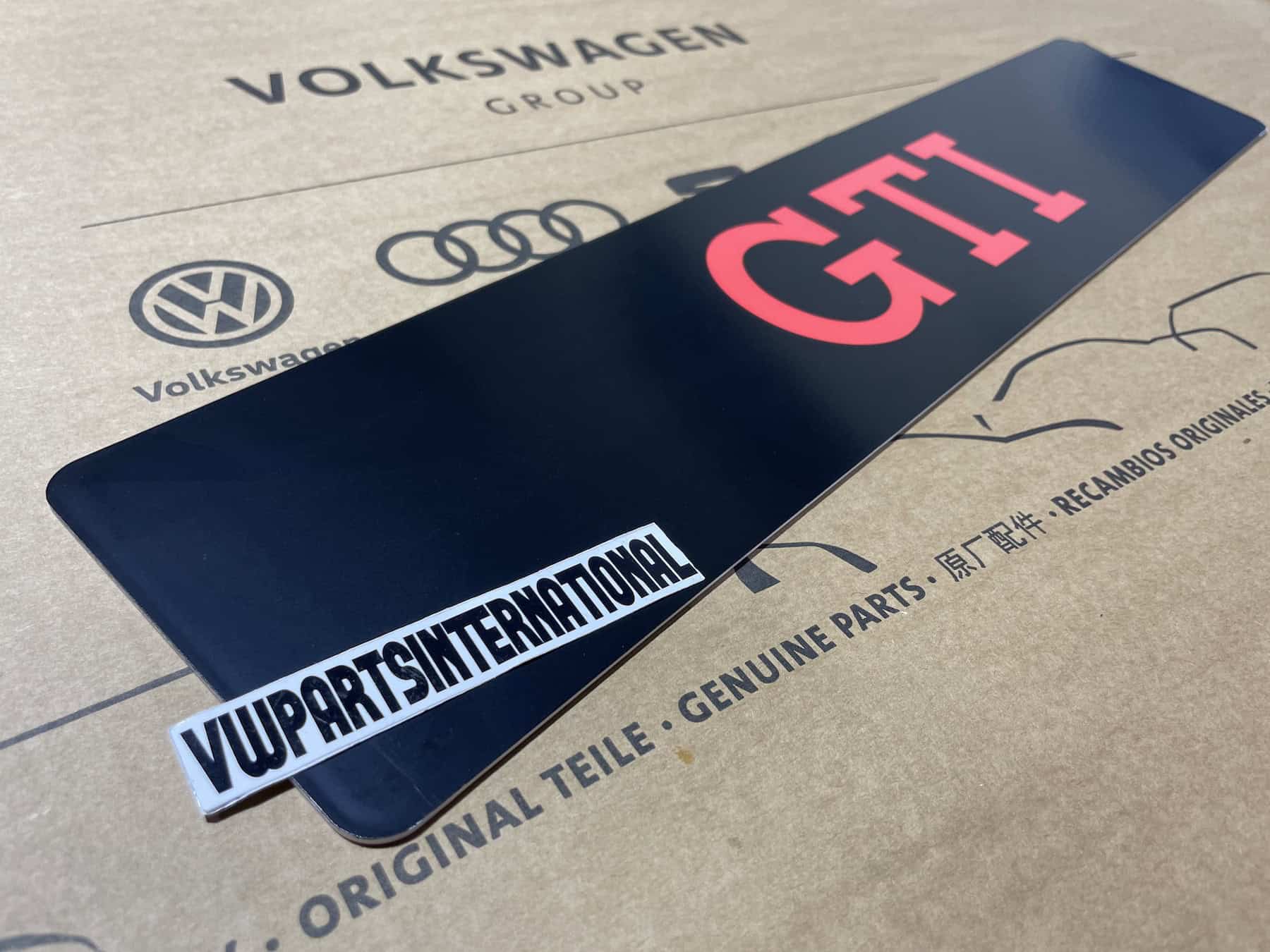 Volkswagen GTI Show License Plate Number Plate Enthusiasts Owners Shows