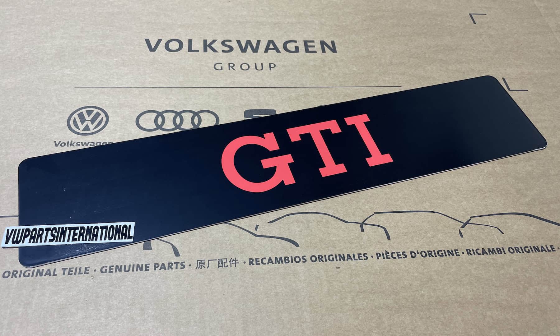 Volkswagen GTI Show License Plate Number Plate Enthusiasts Owners Shows