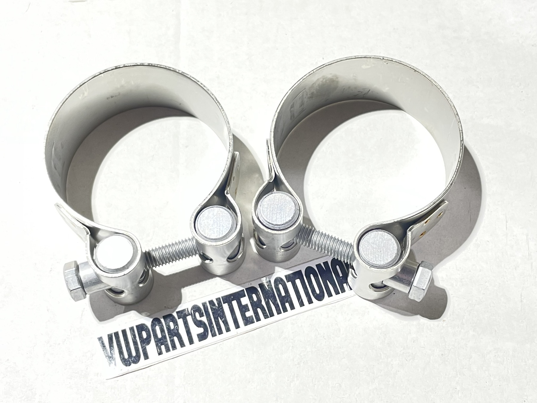 Milltek Sport Exhaust Clamps for VW Golf MK4 R32 Milltek Tips Trims 2x