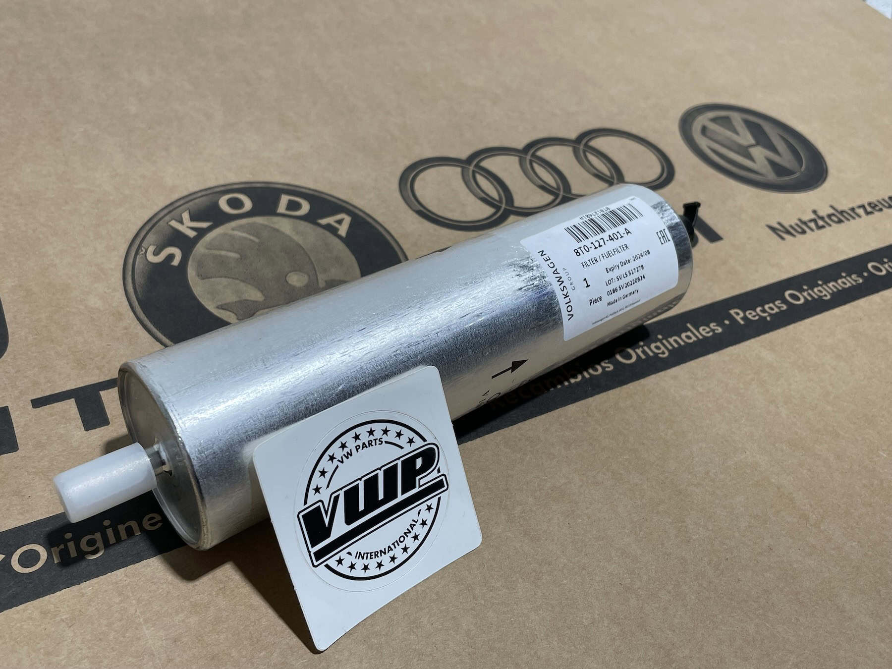 VW Audi Fuel Filter 8T0127401A Genuine New OEM Part VW Parts