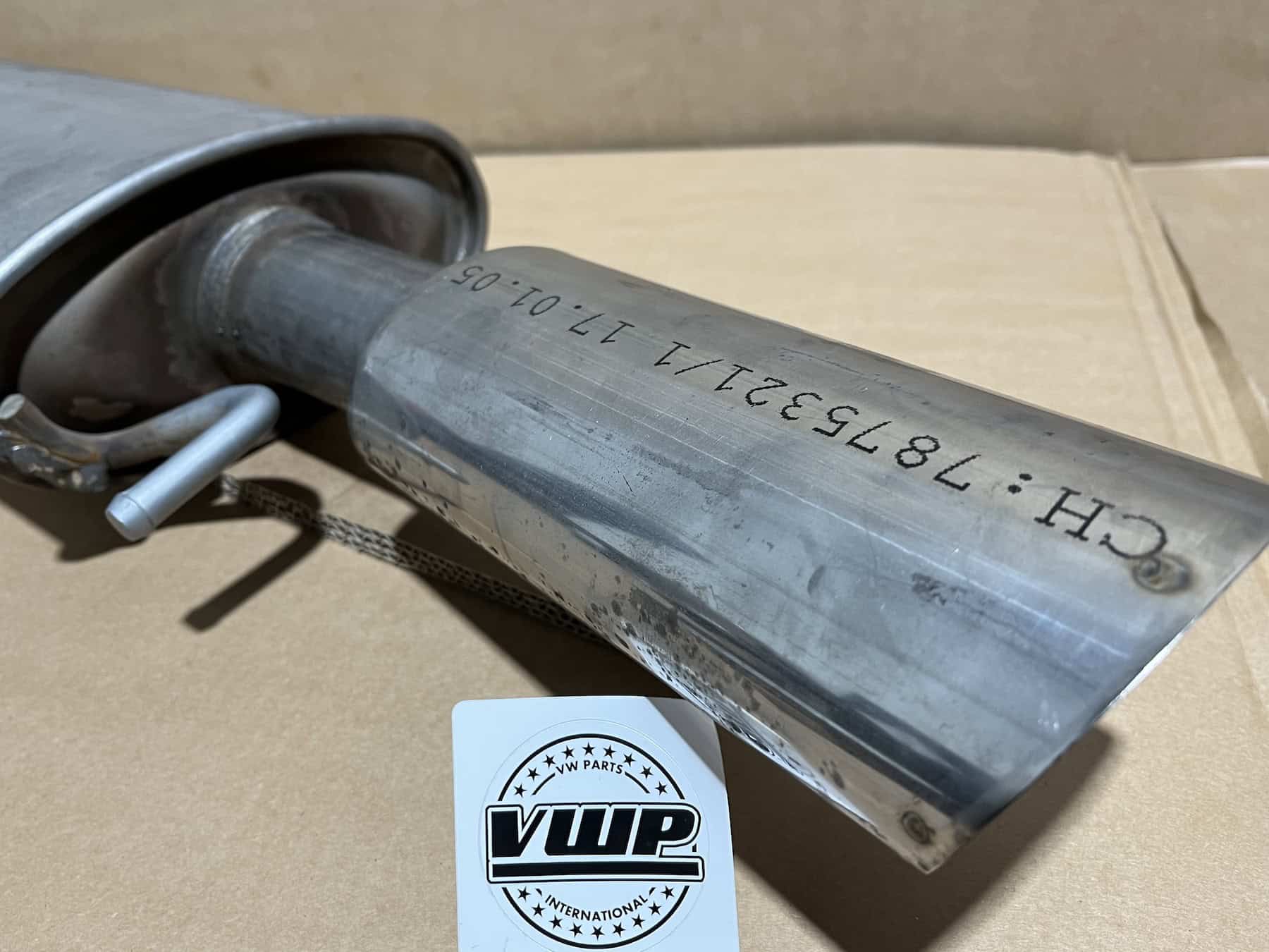 VW Corrado KR Rear Exhaust Silencer Back Box New Genuine NOS OEM VW