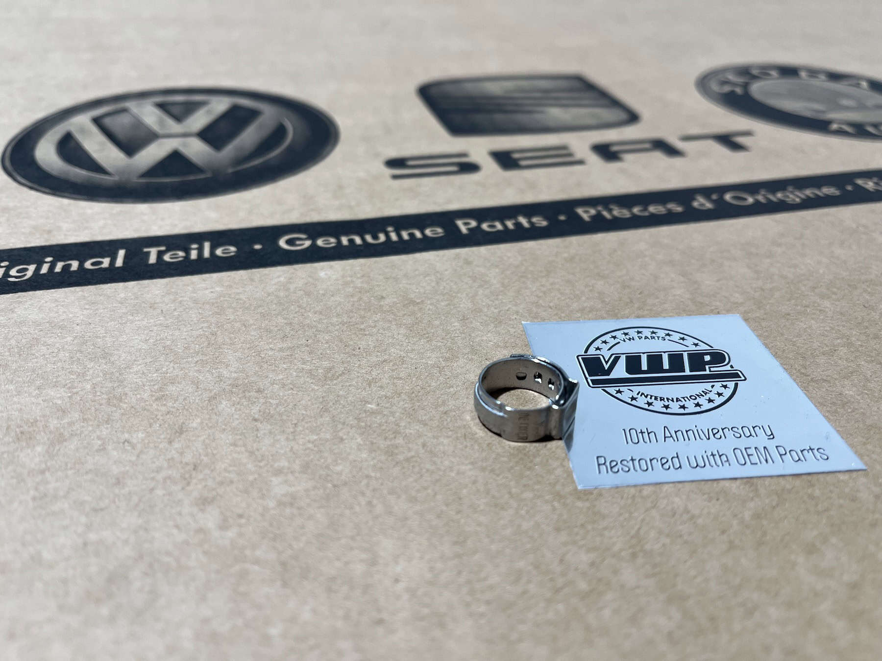 VW Golf MK2 Hose Clamp Clip for Coolant Bottle Overflow Pipe New