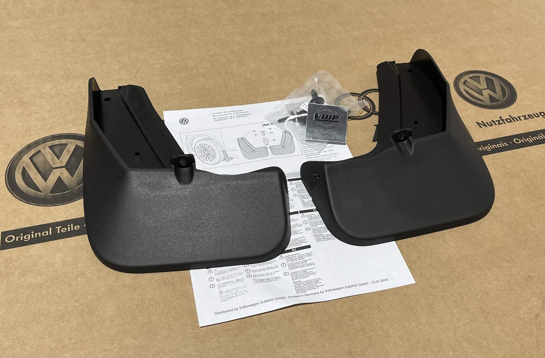 VW Tiguan 5NZ Front Mud Flaps Splash Guards New Genuine OEM Volkswagen