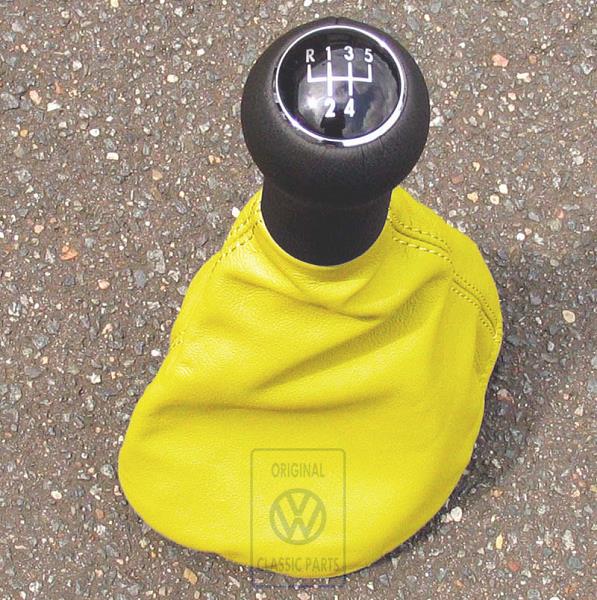 VW Golf MK3 Convertible Cabrio 5 Speed Manual Gearstick Knob Yellow