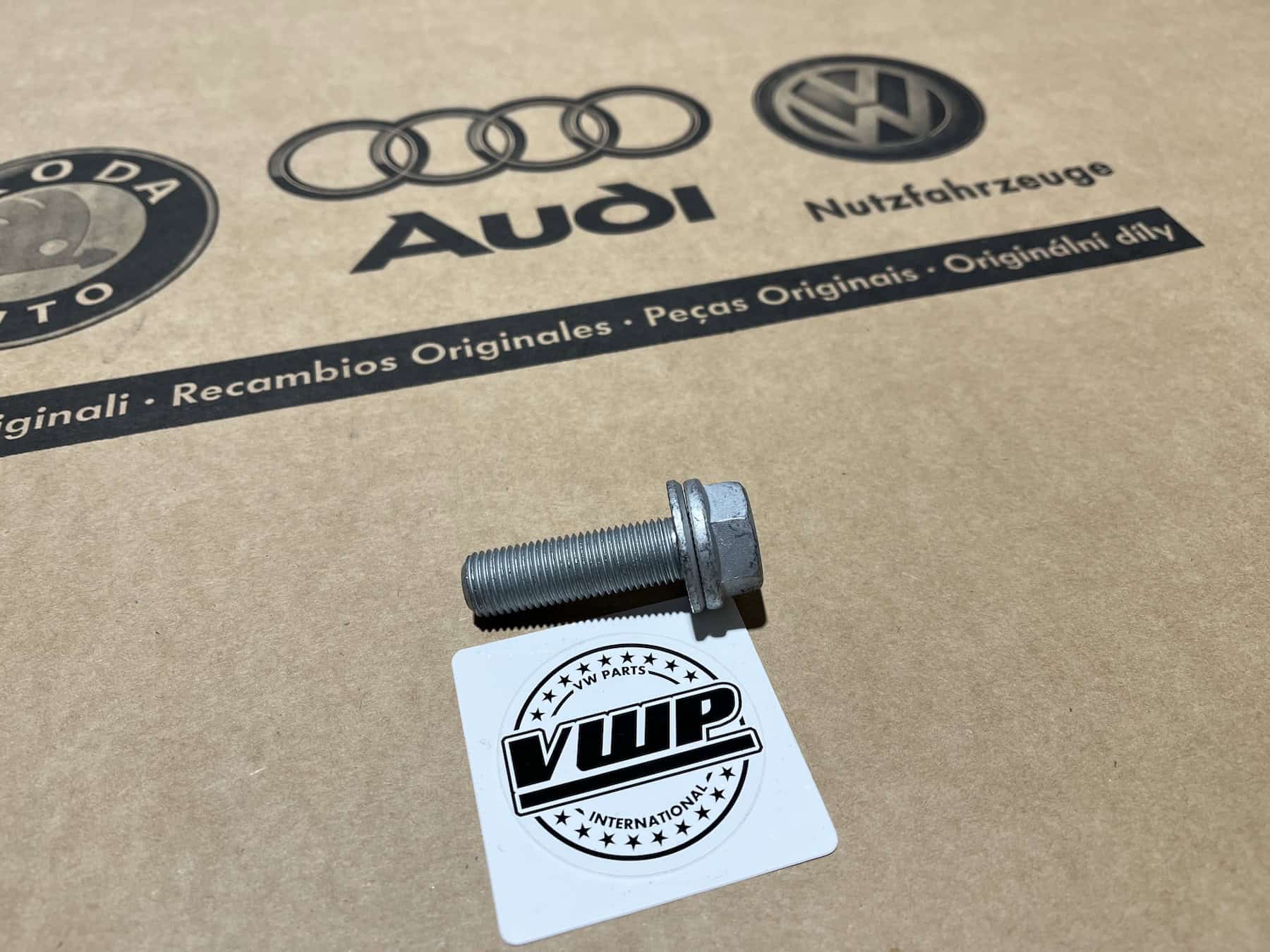 Audi A5 S5 8T Front Brake Caliper Carrier Bolt 1x New Genuine OEM Audi