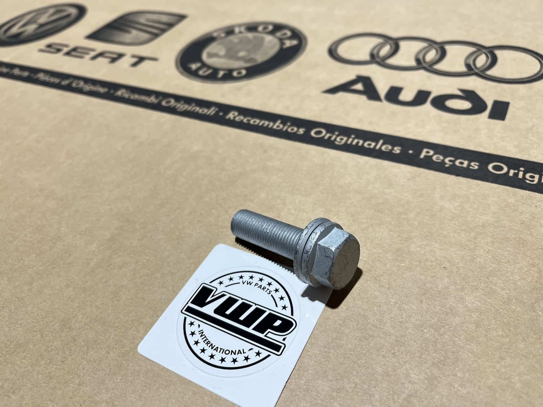 Audi A5 S5 8T Front Brake Caliper Carrier Bolt 1x New Genuine OEM Audi