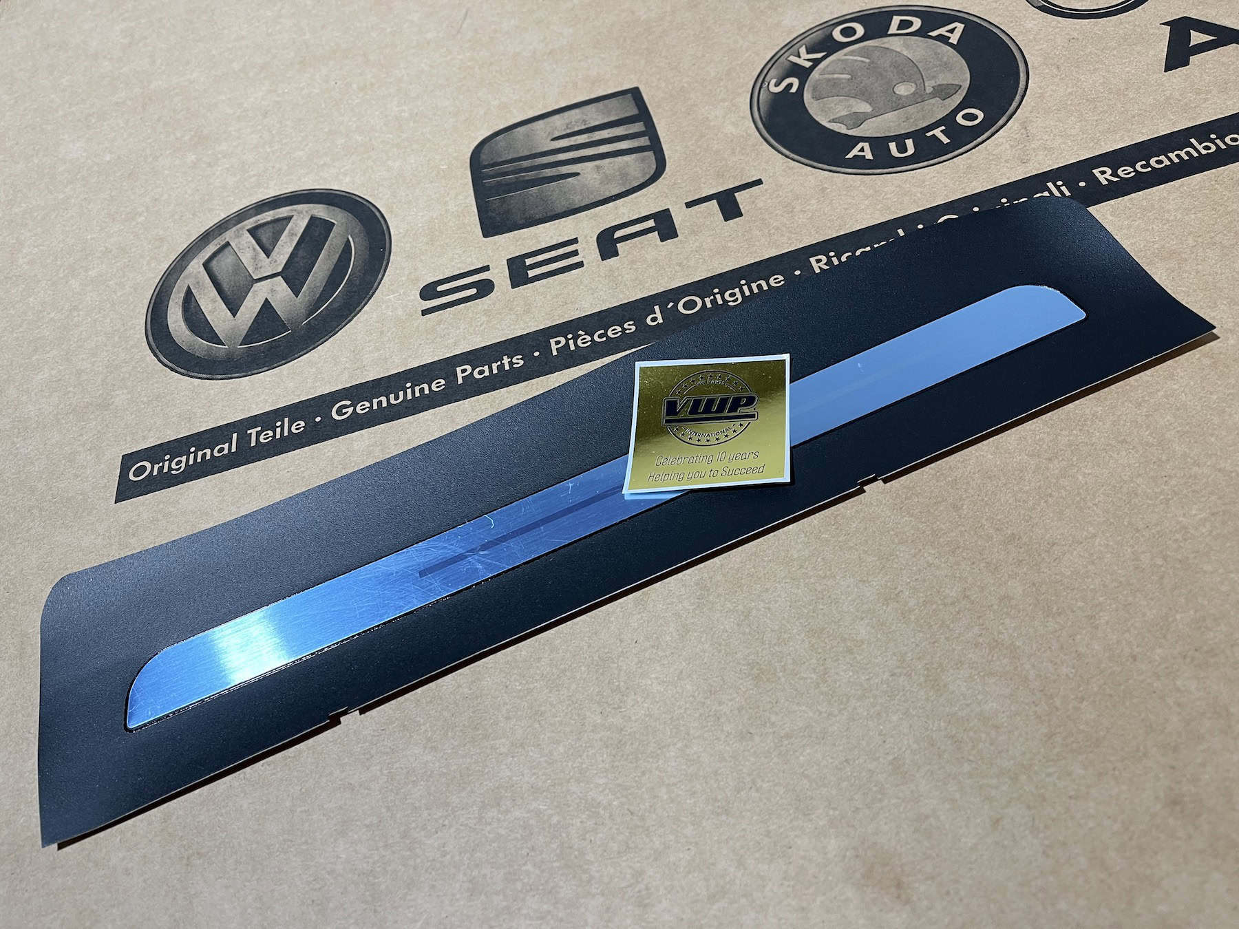 VW Passat R36 Inner Door Sill Protection Strip Rear Left New Genuine