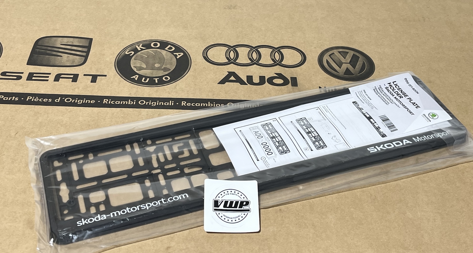 Custom Red European License Plate Frame – UV Text, Front & Rear, Made In Lithuania 3 thumbnail image