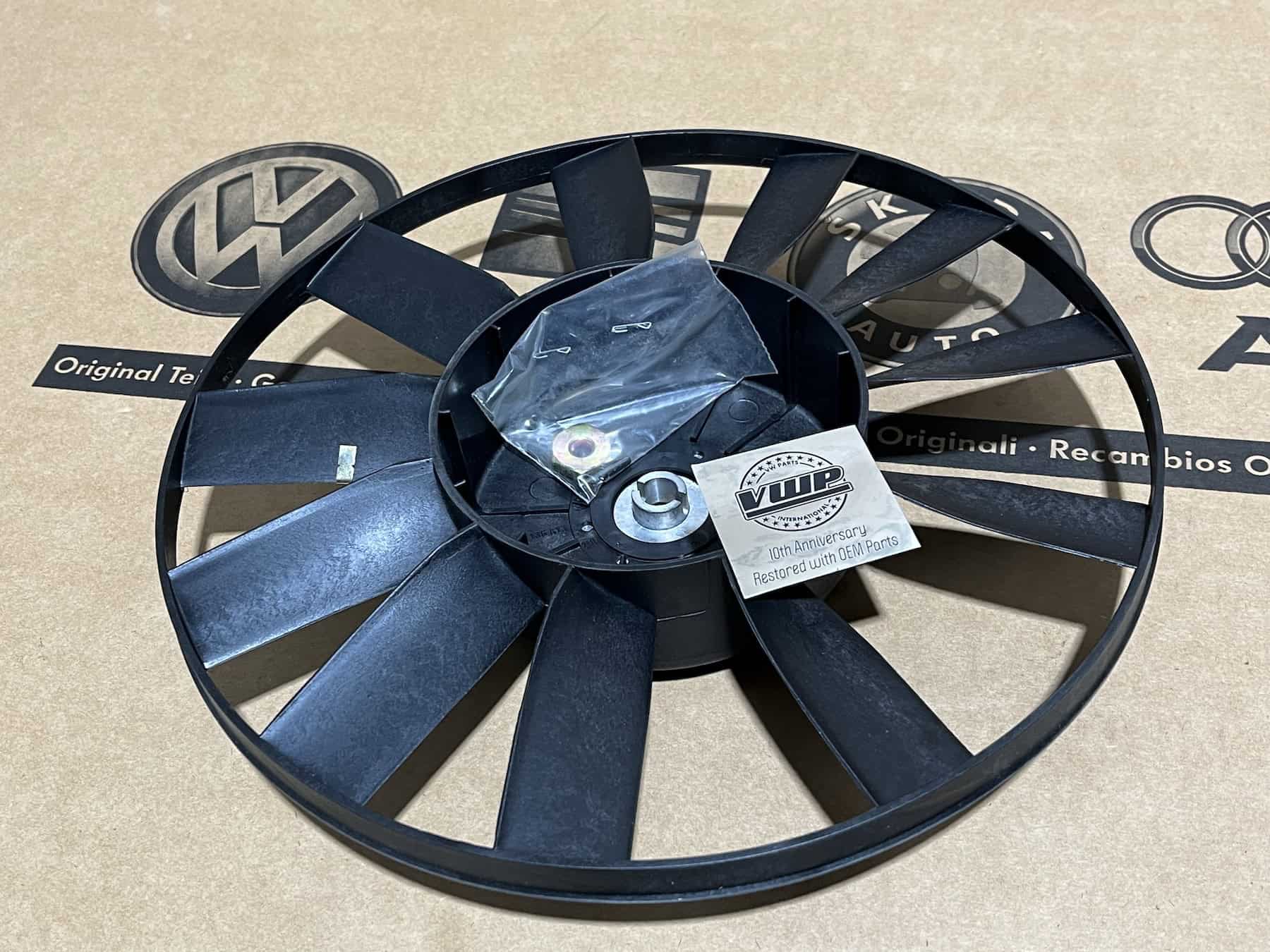 VW Golf MK3 Vento Radiator Fan Wheel 303mm Bosch 68mm VBelt Pulley New