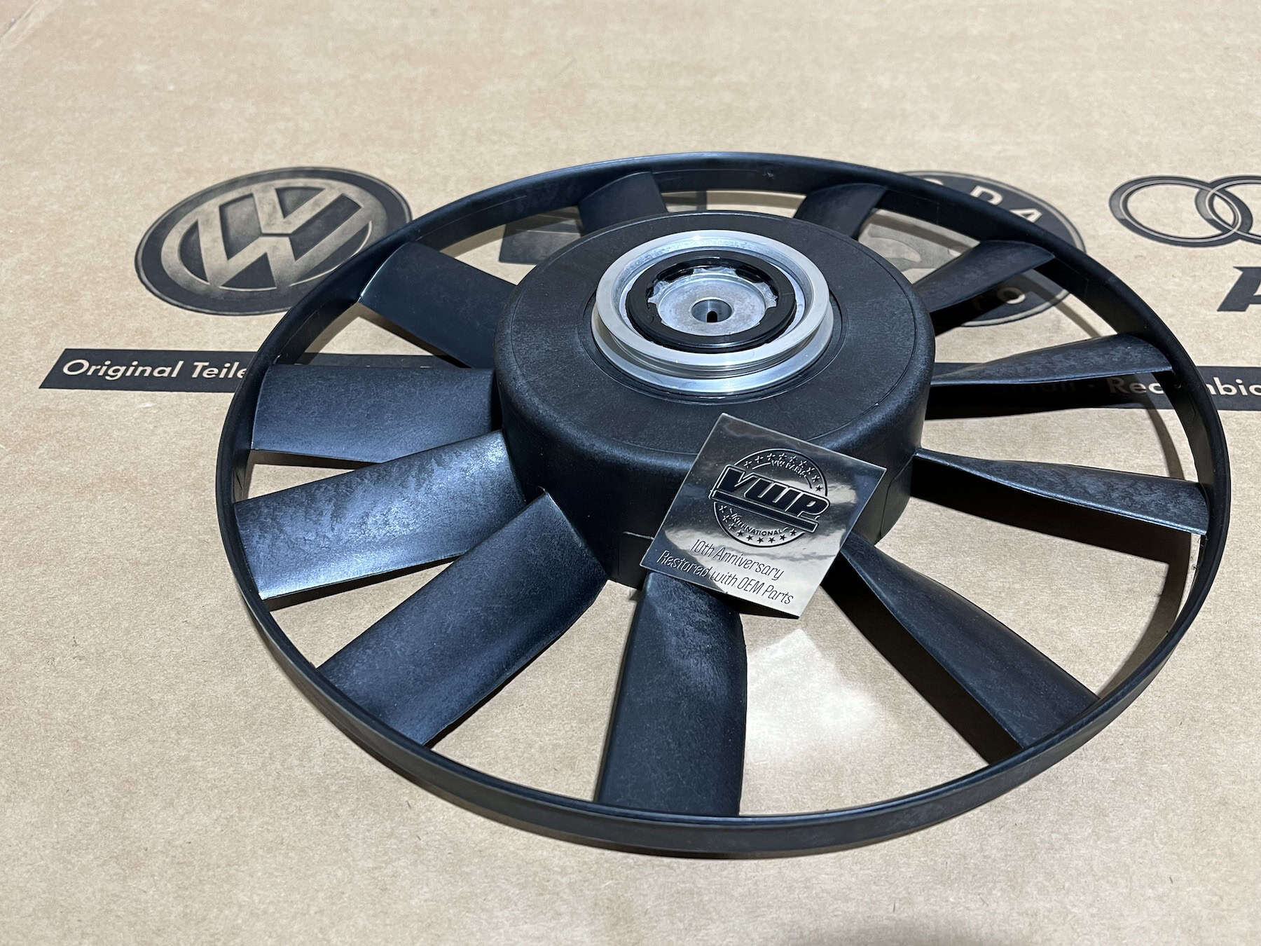 VW Golf MK3 Vento Radiator Fan Wheel 303mm Bosch 68mm VBelt Pulley New