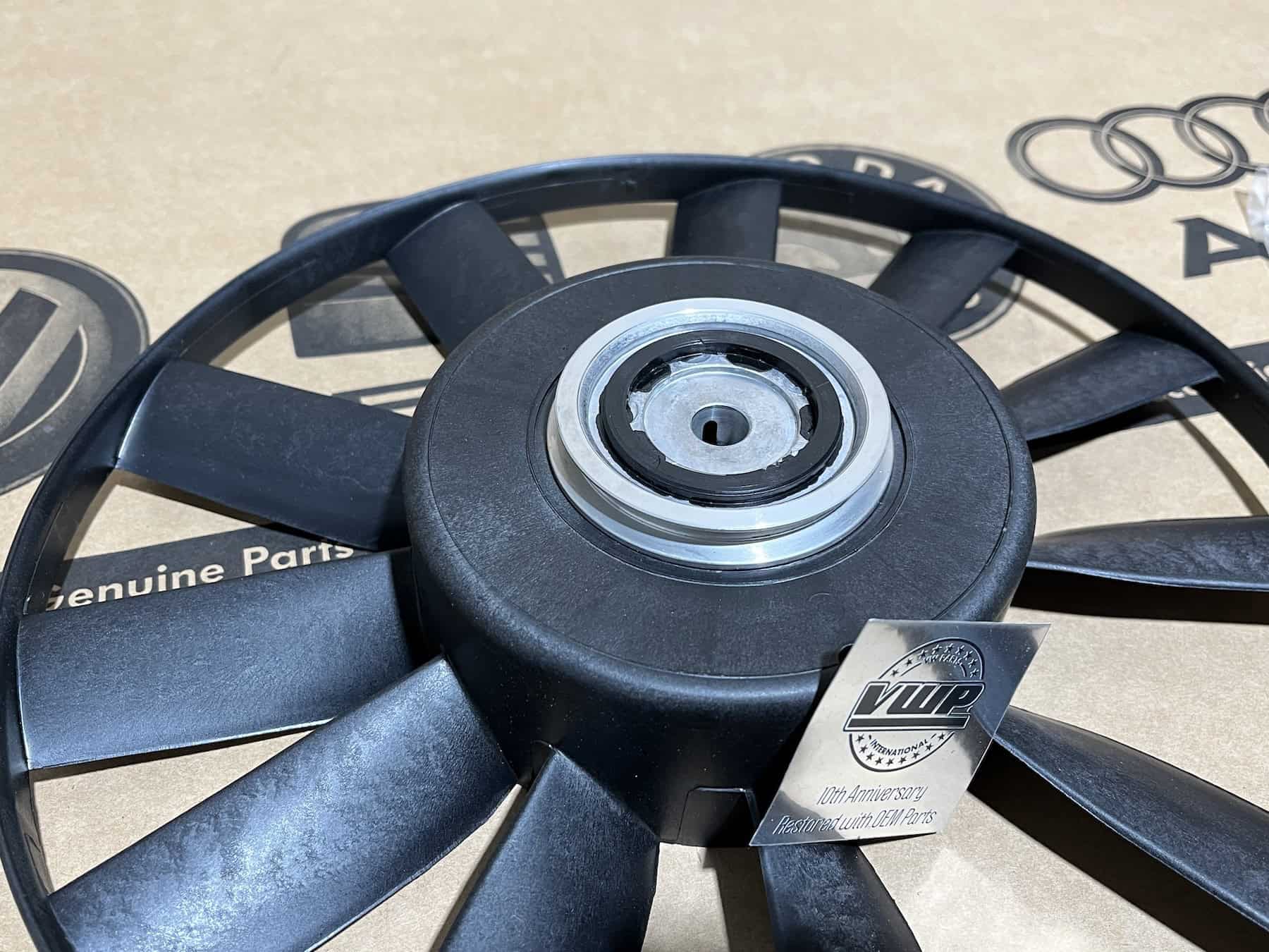 VW Golf MK3 Vento Radiator Fan Wheel 303mm Bosch 68mm VBelt Pulley New