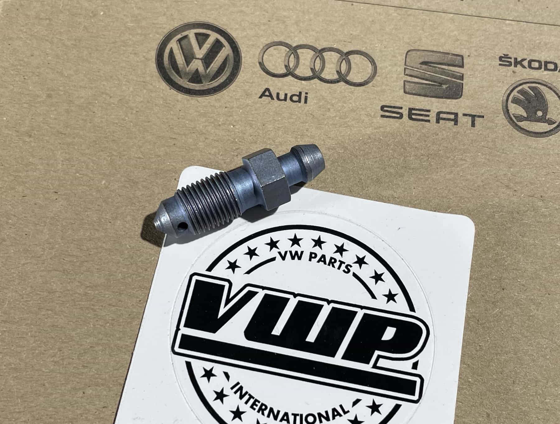 VW GIRLING 239mm Brake Caliper Bleed Nipple Genuine New OEM VW Part