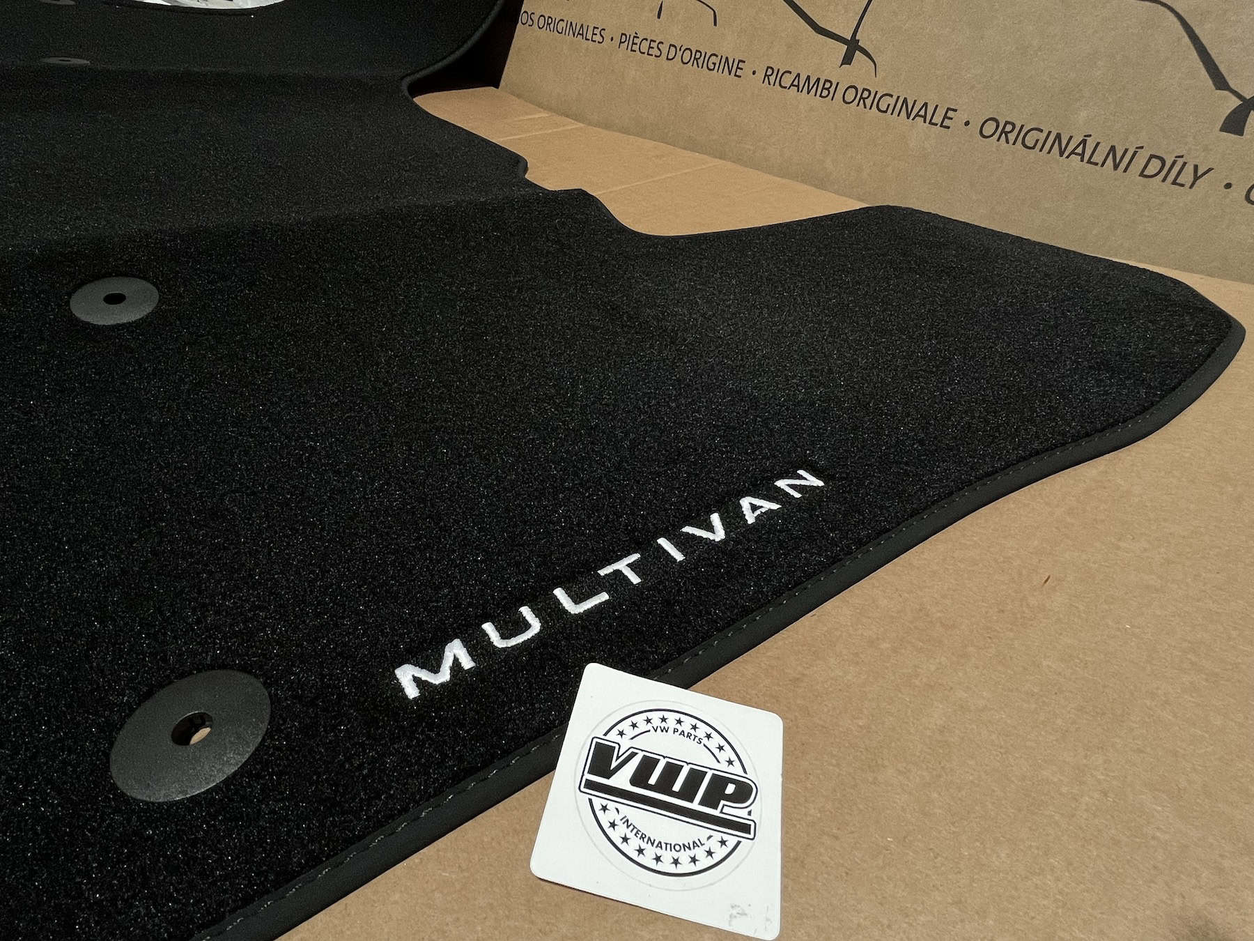 VW Transporter T7 Multivan One Piece Carpet Floor Foot Mat with